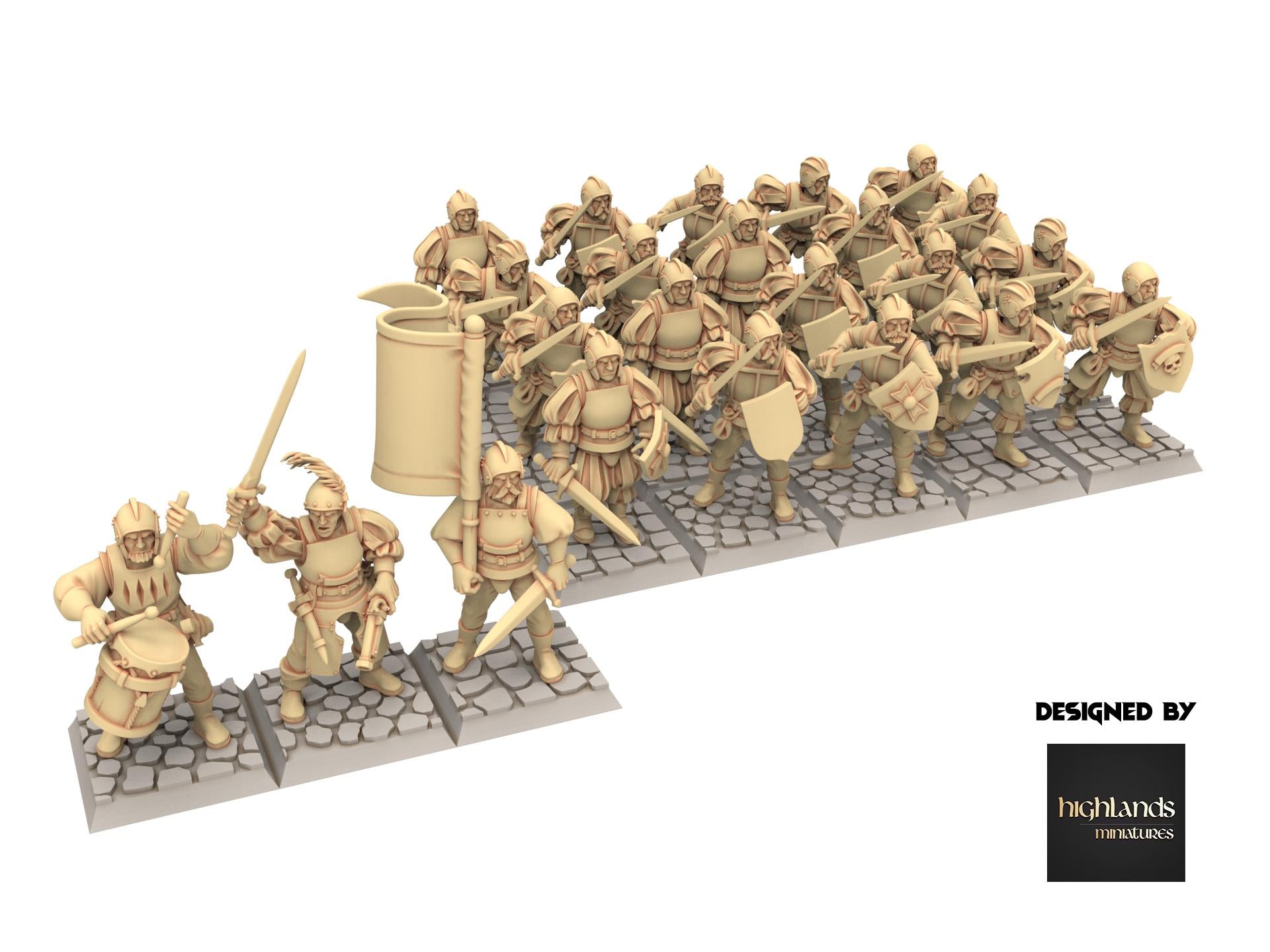 Imperial Fantasy - Swordmen - Sunland - Highlands Miniatures