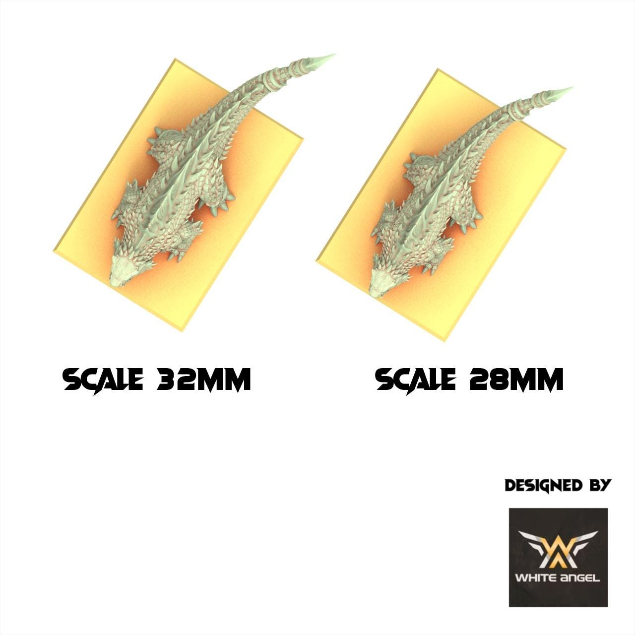 Lizardmen 28/32mm - Fire Lizards - White Angel Miniatures