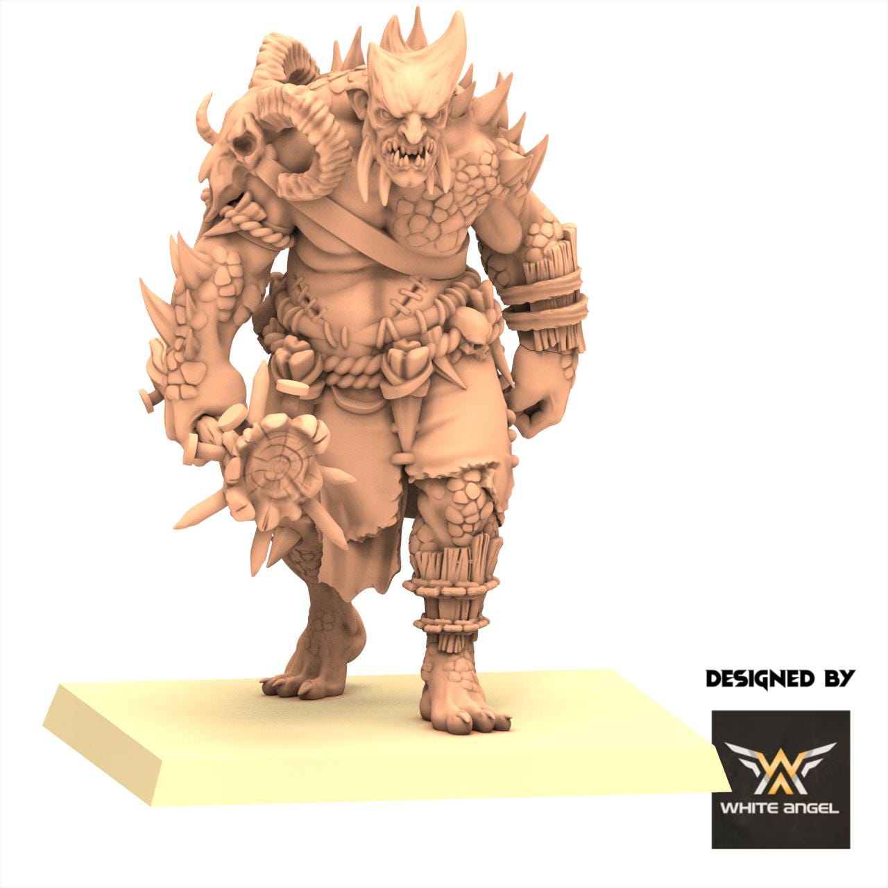 Beastmen - Infernal Troll - White Angel Miniatures