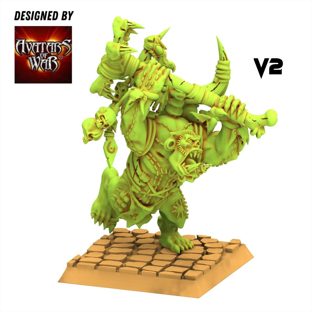Orc & Goblin - Savage Orcs Warlords - 28/32mm scale - Avatar of War