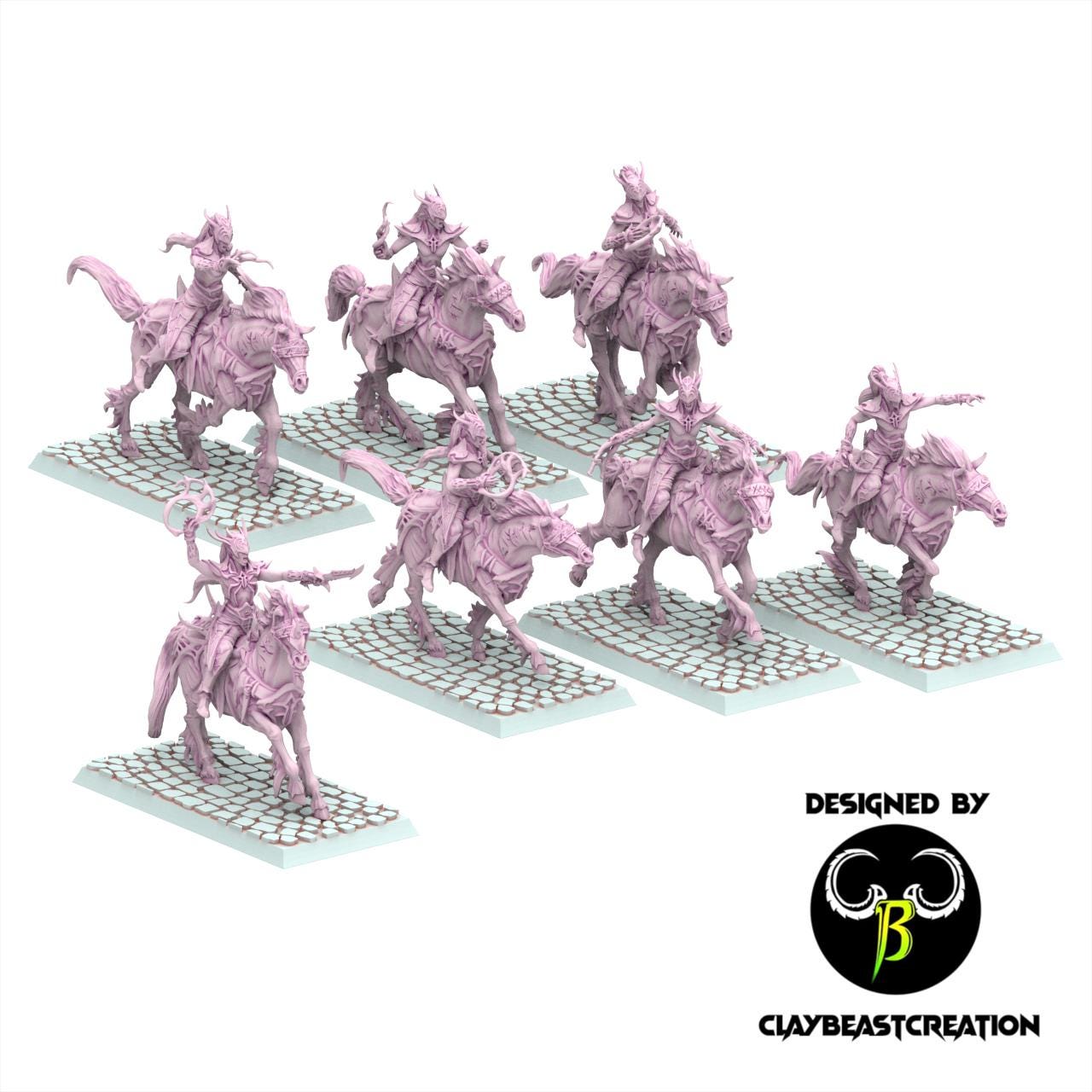Dark Elves - Silk Cabalist - Cult of the Eight - ClayBeastCreation