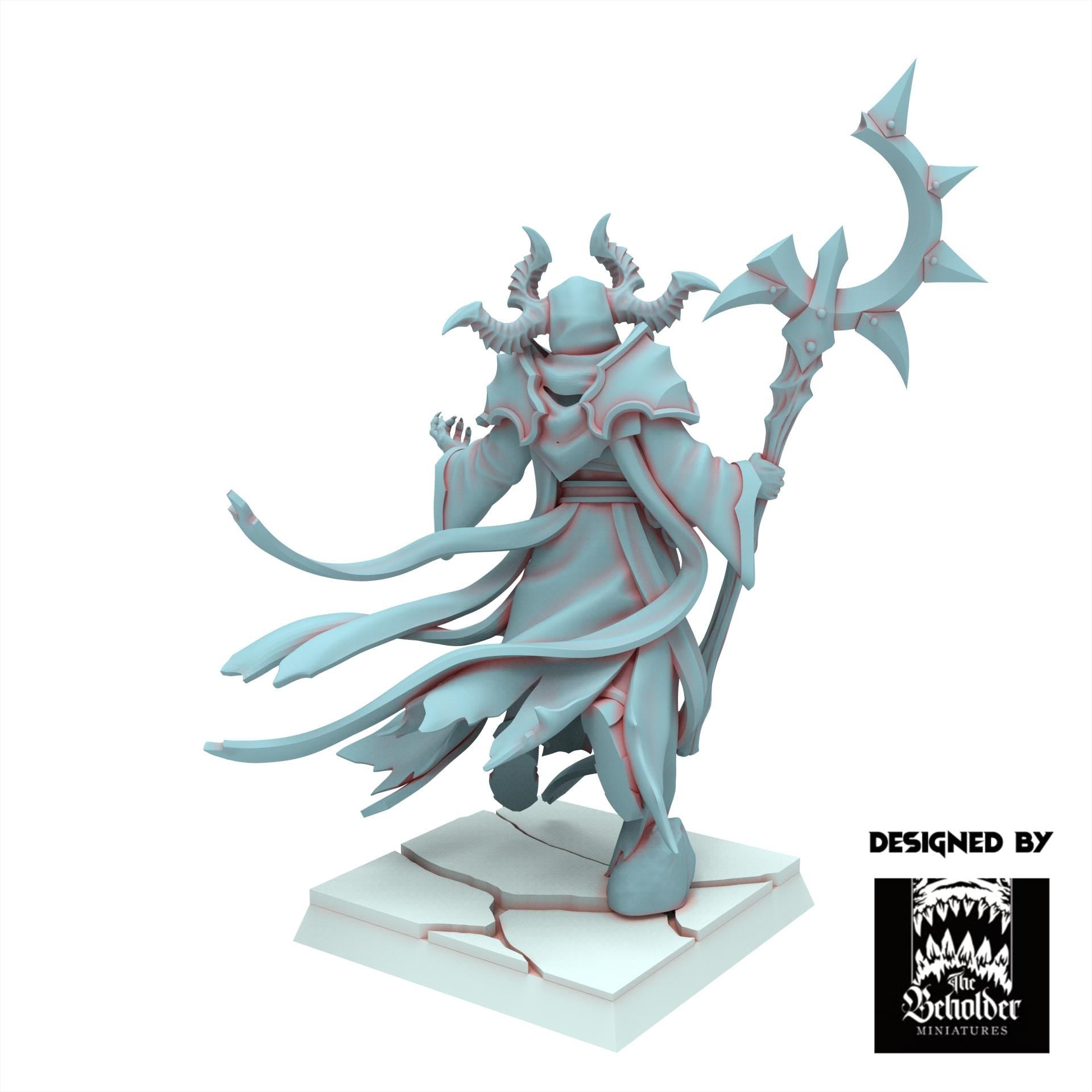 Fantasy Chaos - Nihilgaard, the Dark Sorcerer - Realm of Mayhem - The Beholder Miniatures