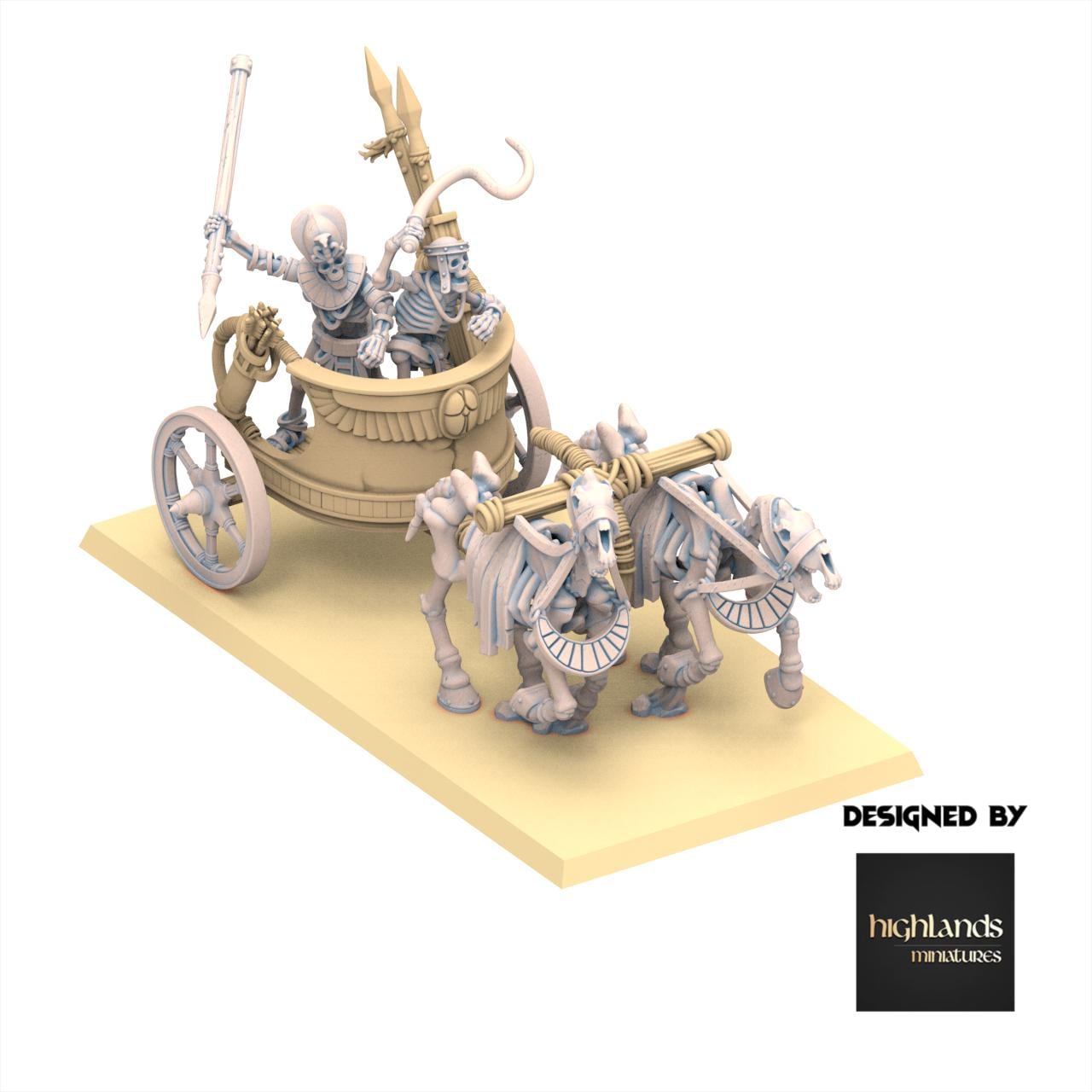 Eternal Dynasties - Ancient Skeletal Chariots - Eternal Dynasties - Highlands Miniatures