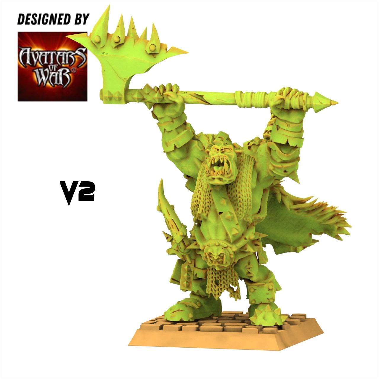 Orc & Goblin - Orcs Warlords - 28/32mm scale - Avatar of War