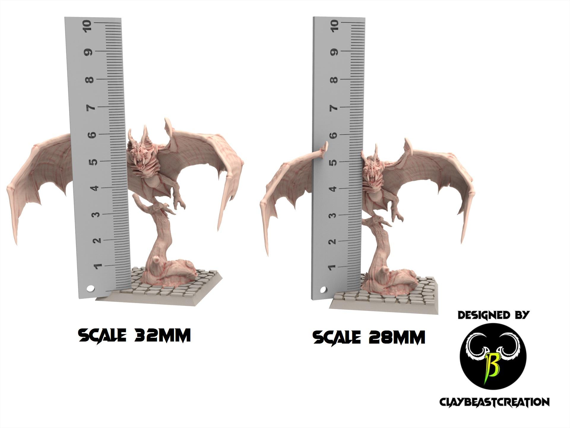 Undead - Giant Bat - CryptNigthmares - Highlands Miniatures