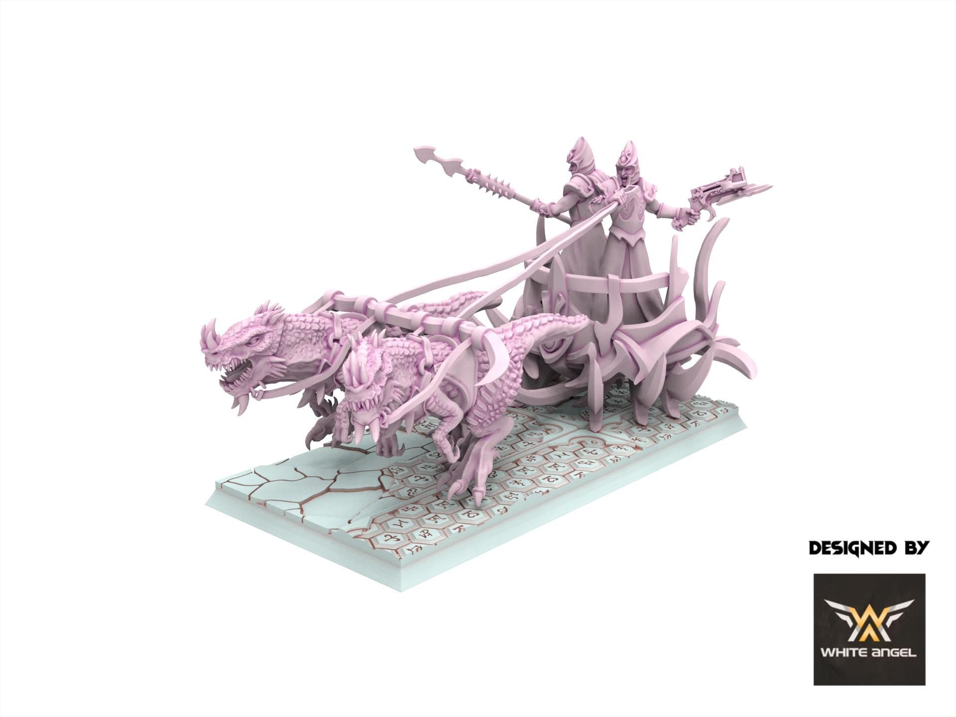 Dark Elves - Nightmare Chariot - Slaves of Darkness - White Angel Miniatures