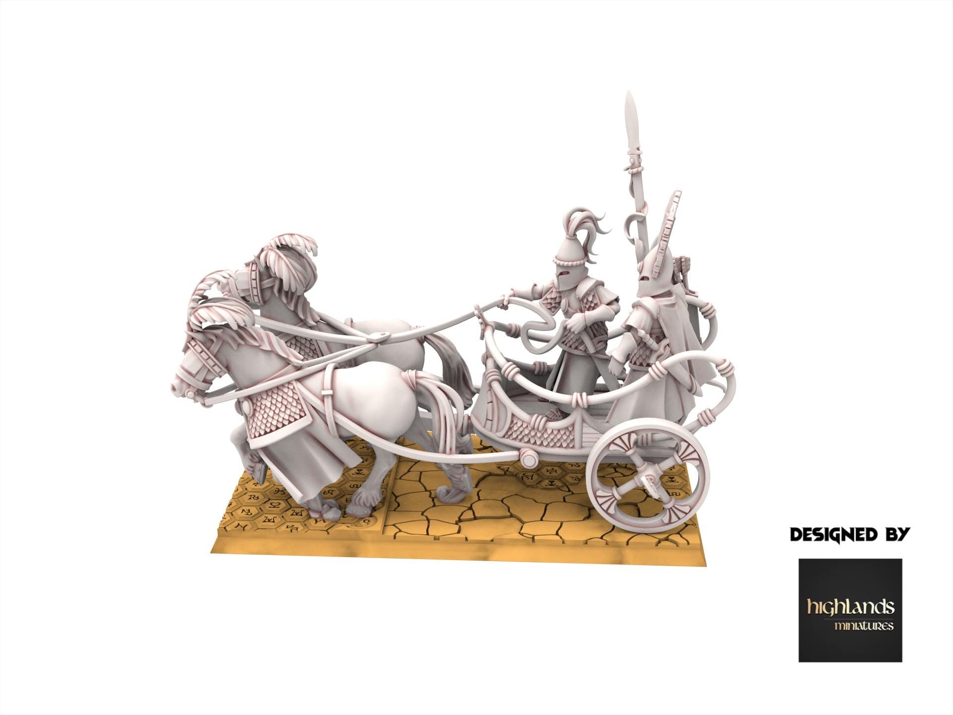 Hight Elves - Chariot - Aegean - Highlands Miniatures