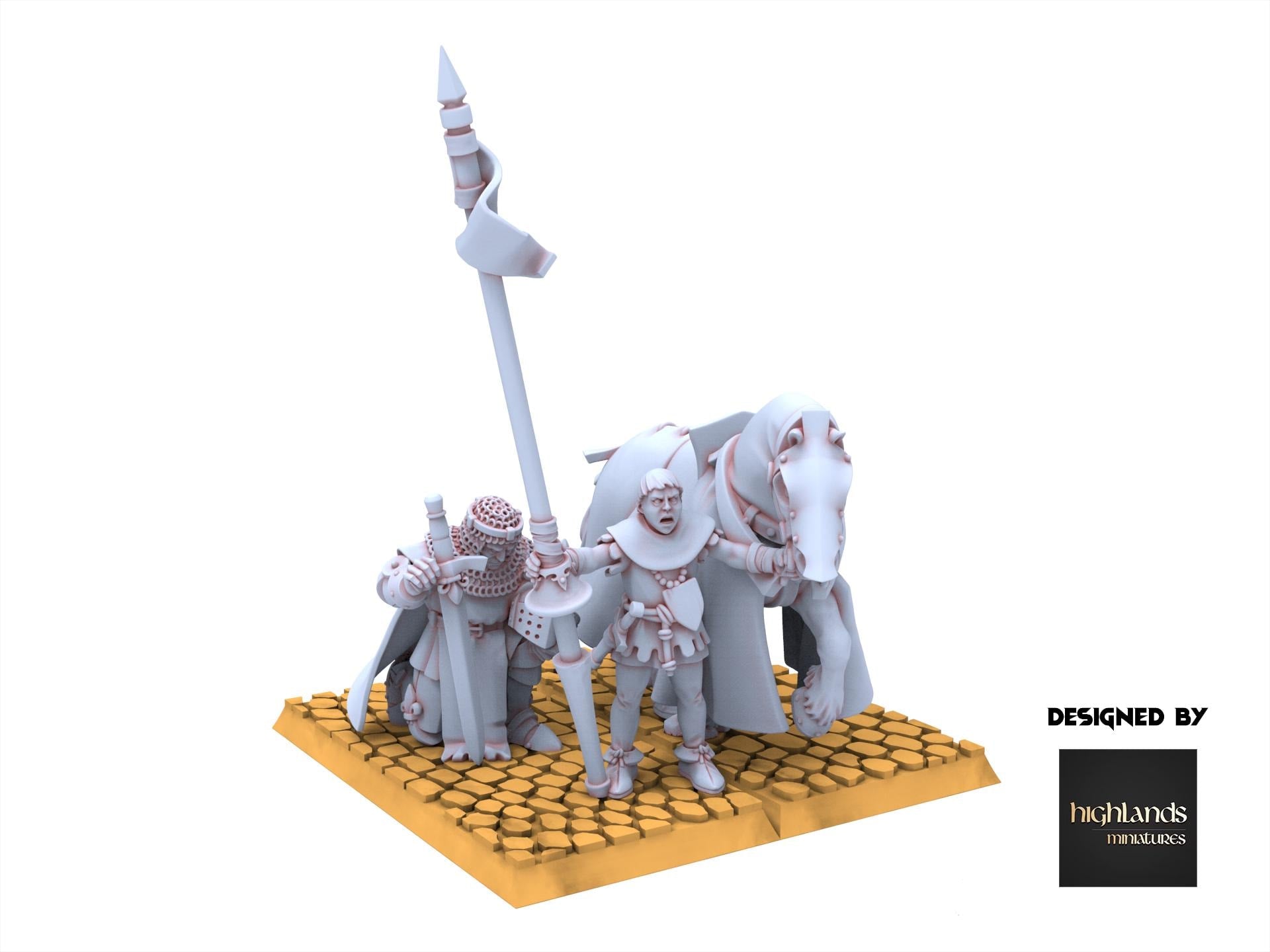 Arthurian Knights - Praying Knight - Gallia - Highlands Miniatures