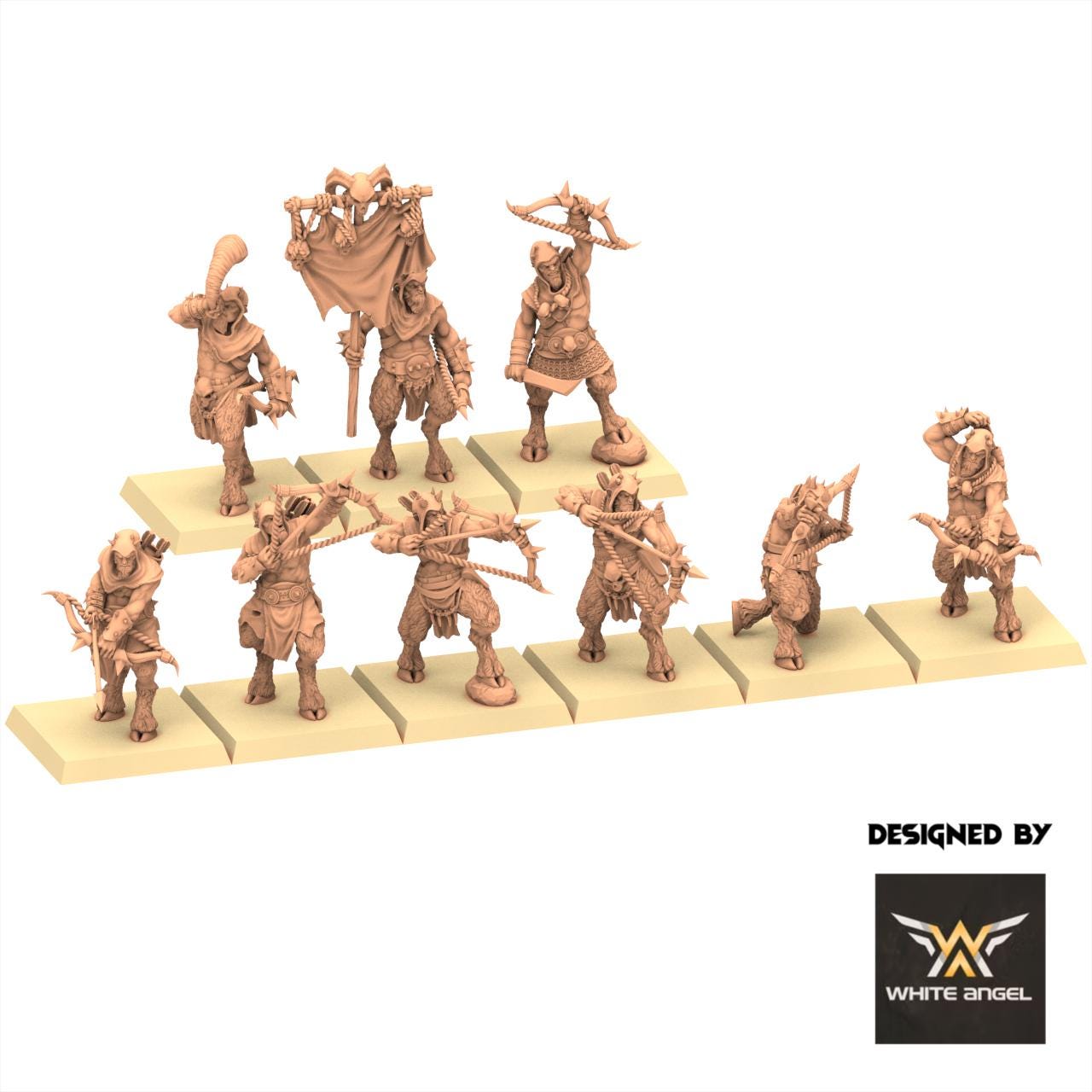 Beastmen - Beast Archers - White Angel Miniatures