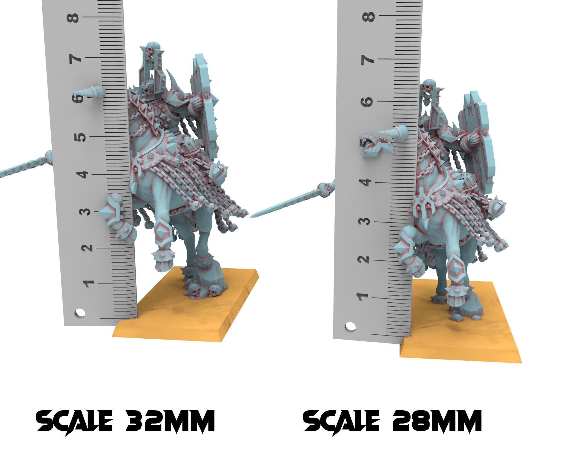Fantasy Chaos - Blood God Champion Mounted - Lost Kingdom Miniatures