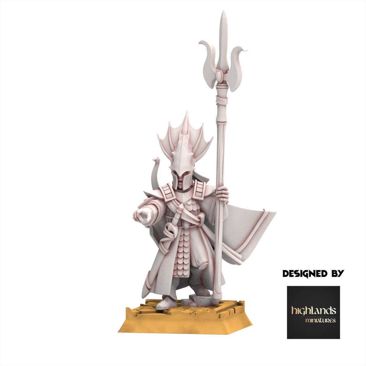Hight Elves - Sea Lord - AEGEAN - Highlands Miniatures