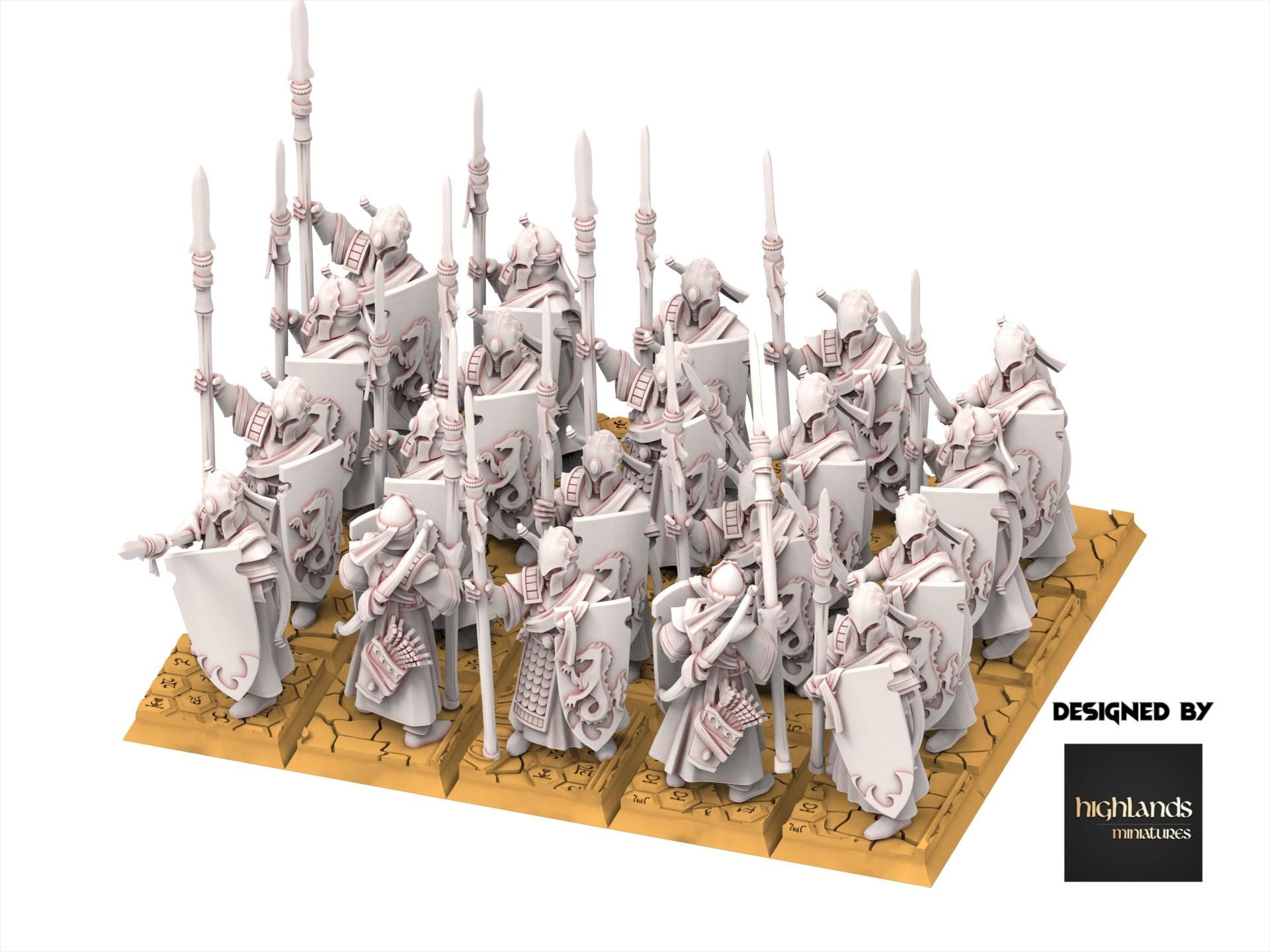 Hight Elves - Sea Guard - Aegean - Highlands Miniatures