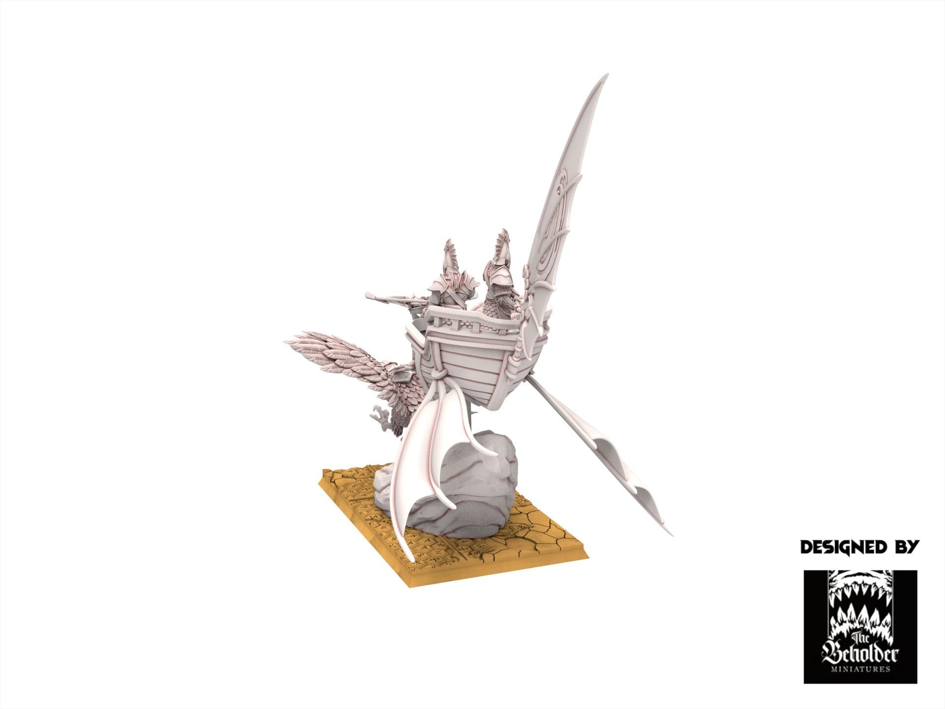 Hight Elves - Eagle Chariot - Silvermoor - The Beholder Miniatures