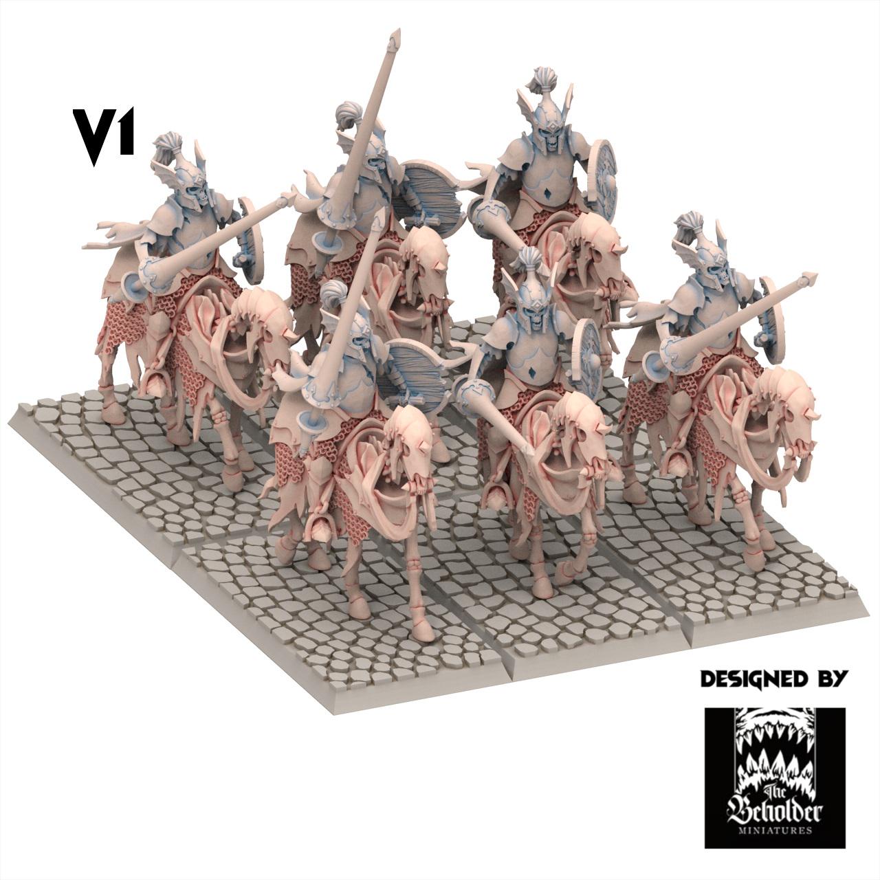 Undead 32/28mm - Grave Knights - Undying Legions - The Beholder Miniatures