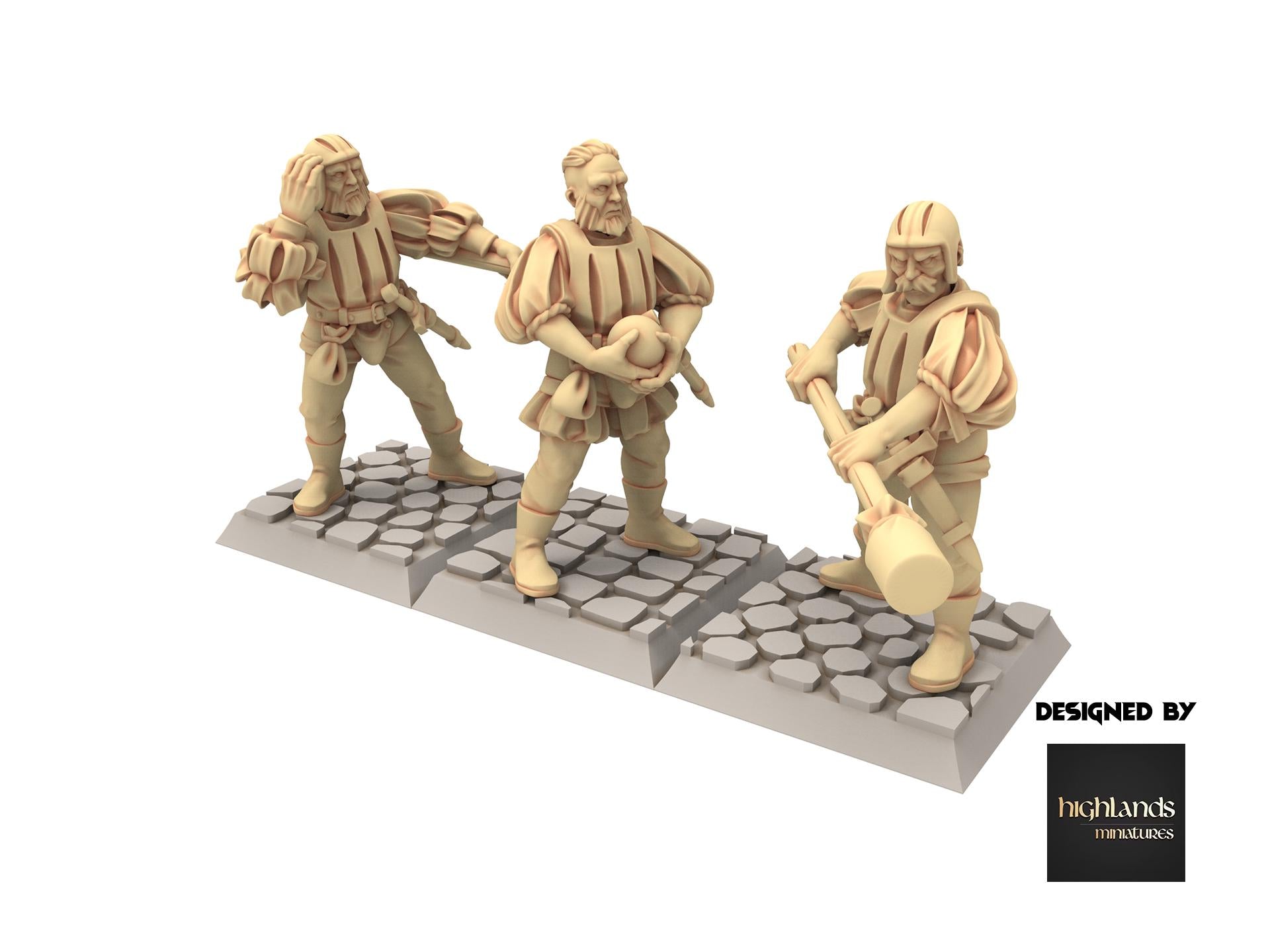Imperial Fantasy - Great Cannon, Imperial artillery - Sunland - Highlands Miniatures