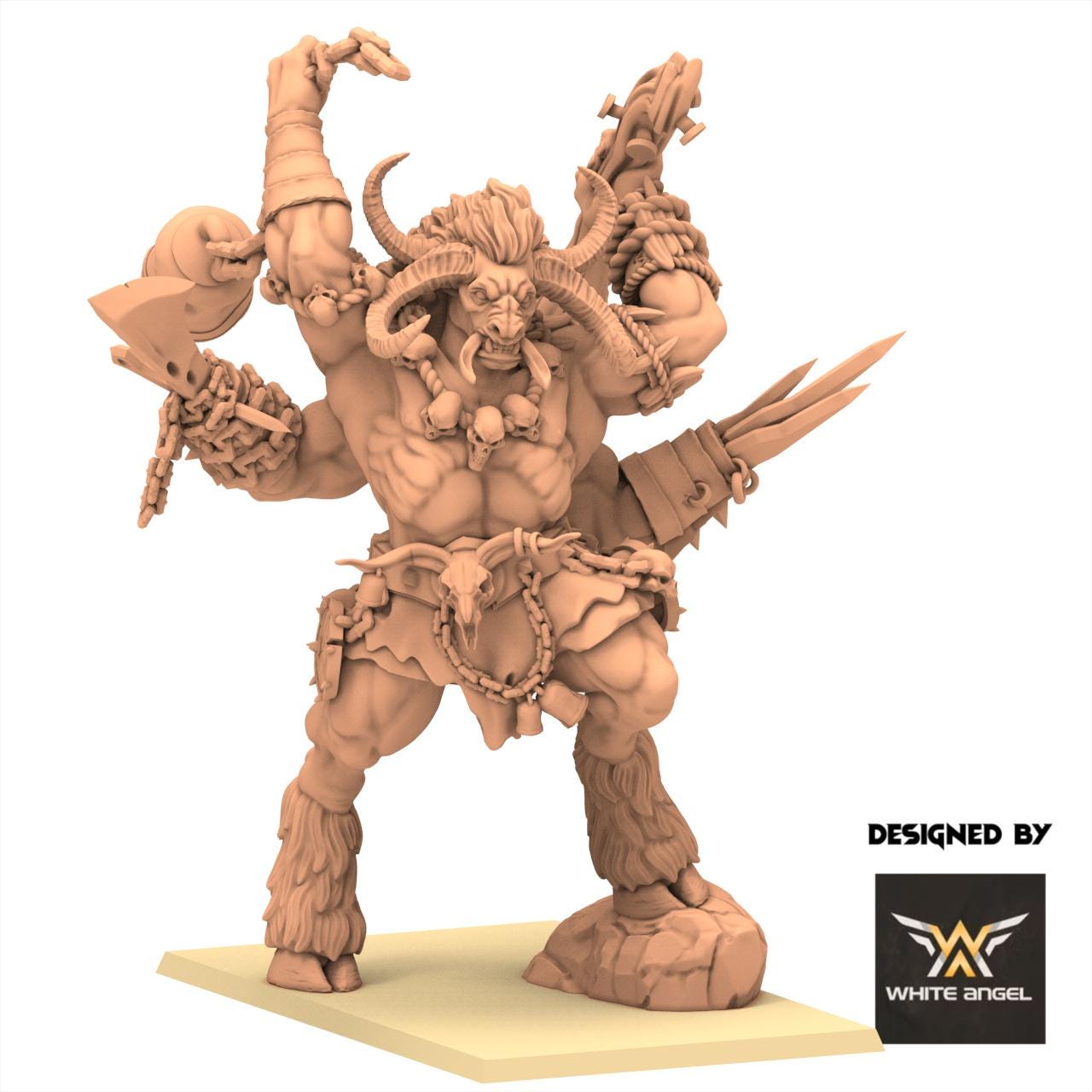 Beastmen - Beast Tetrarca - White Angel Miniatures