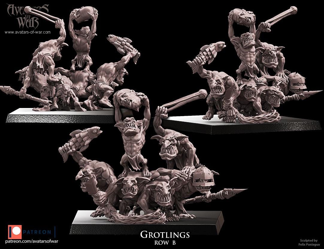 Orc & Goblin - Grotlings - Avatar of War
