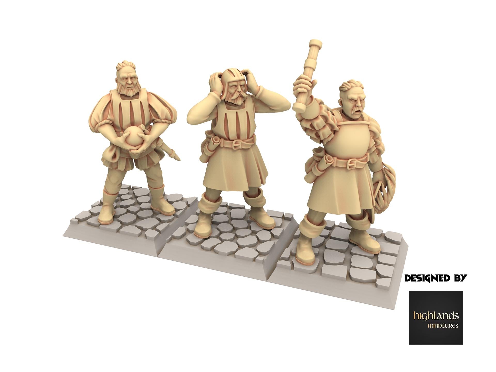 Imperial Fantasy - Mortar, Imperial artillery - Sunland - Highlands Miniatures