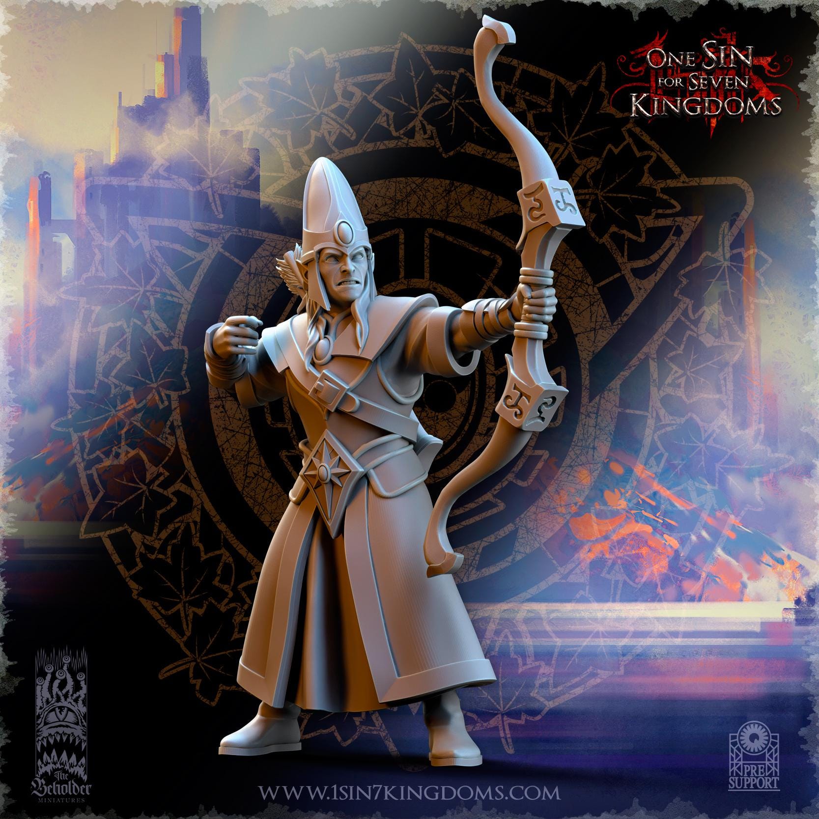 Hight Elves - Kingdom Militia - Silvermoor - The Beholder Miniatures