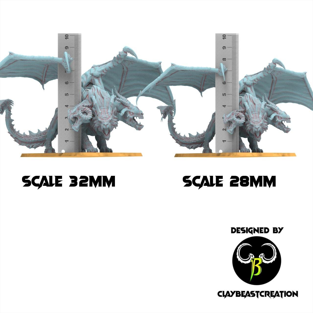 Fantasy Chaos - Chimaeron & Daemanticore - FallenBeasts - ClayBeastCreation