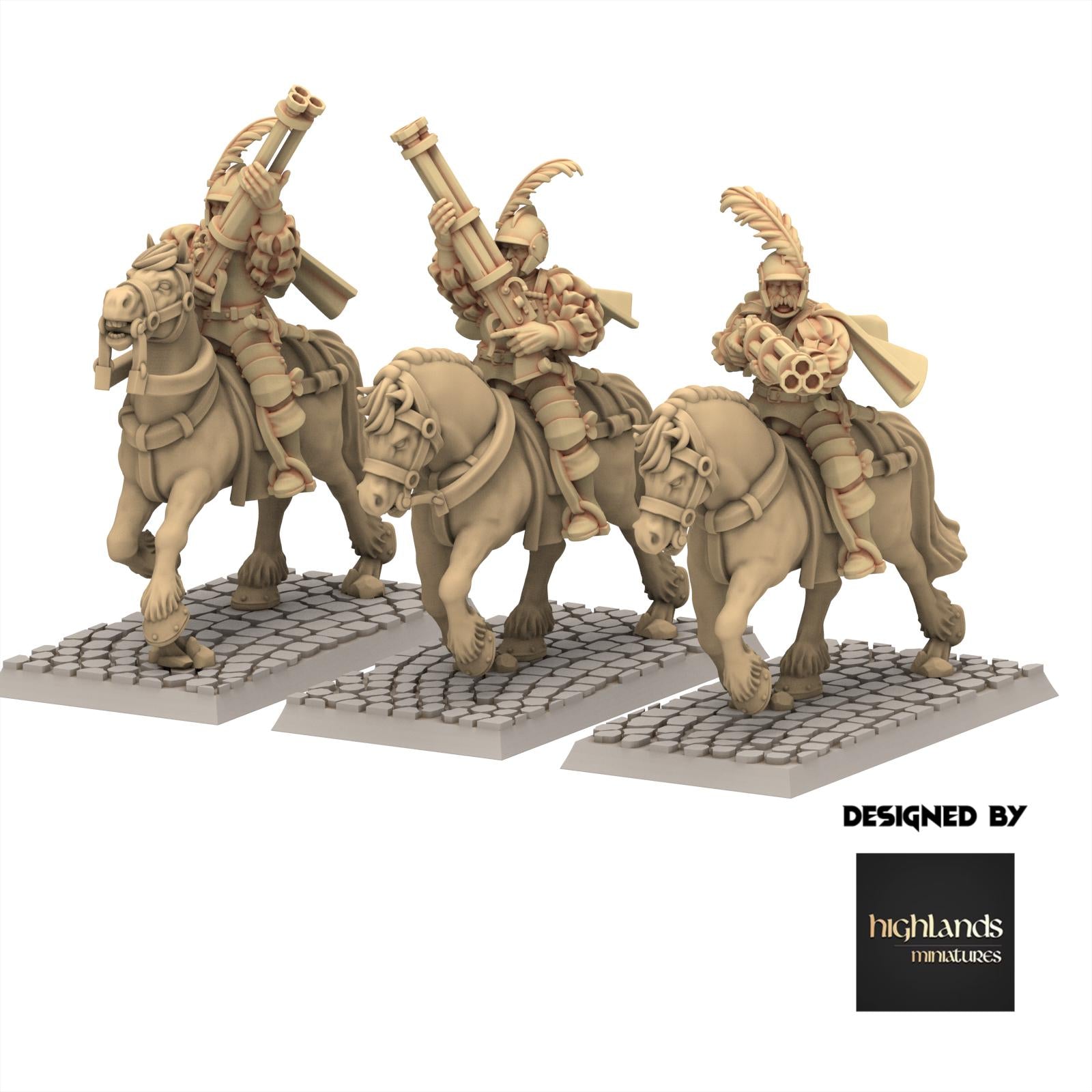 Imperial Fantasy - Pistoleer Repeater - Sunland - Highlands Miniatures