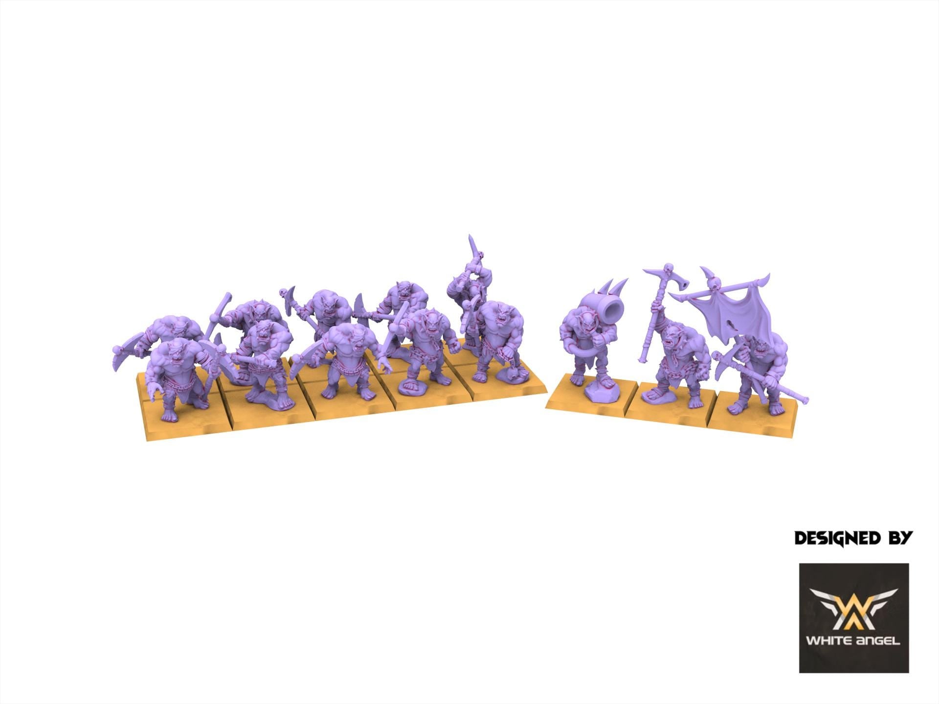Chaos Dwarves - Infernal Orc Slave - Infernal Dwarves - White Angel Miniatures