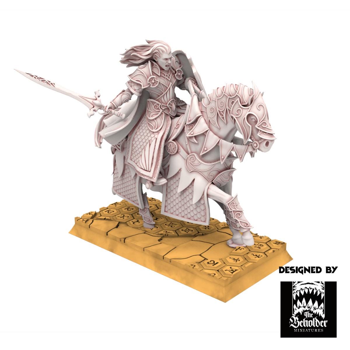 Hight Elves - Commander Polomhir - Silvermoor - The Beholder Miniatures