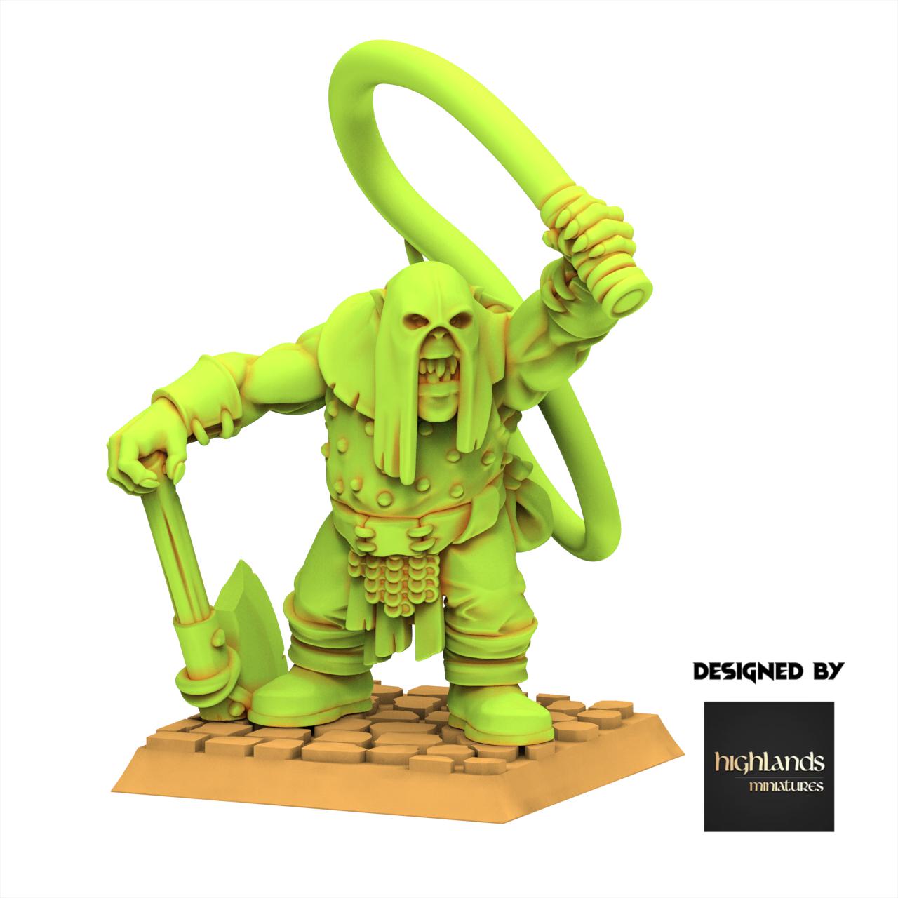 Orc & Goblin - Orc Stonethrower - Moredhun's Orc - Highlands Miniature