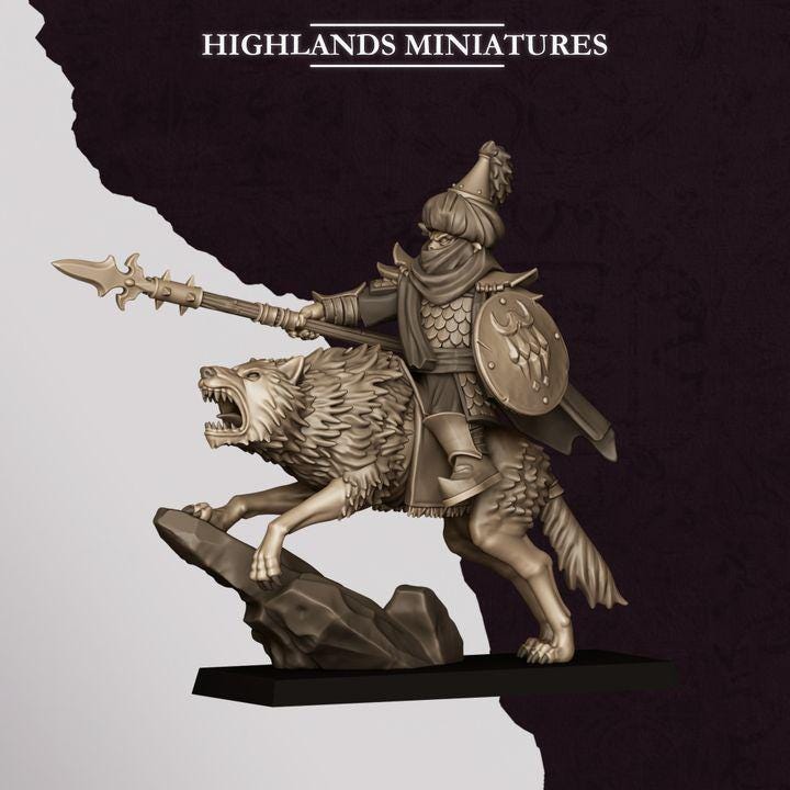 Chaos Dwarves - Hobgoblin Hero - Sons of Marduk - Highlands Miniatures
