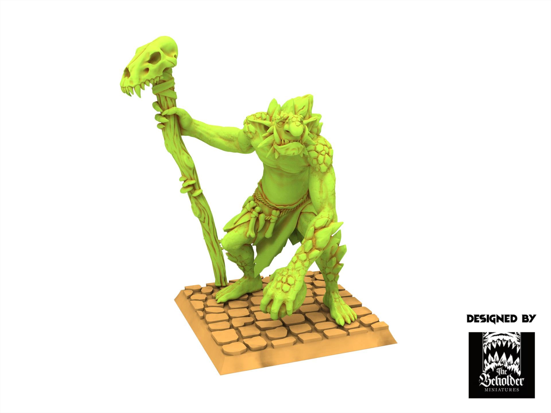 Orc & Goblin - Rock Trolls - The Black horde - The Beholder Miniatures