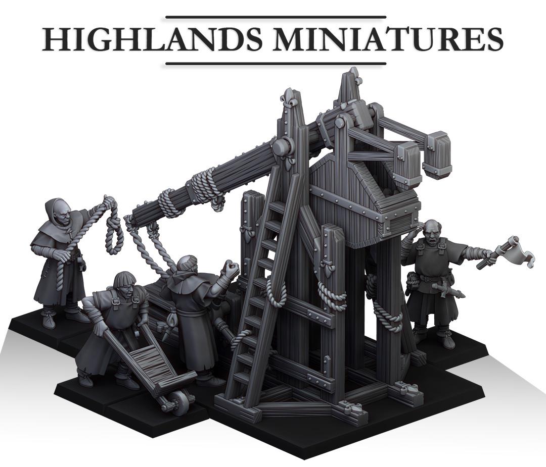 Arthurian Knights - Trebuchet - Gallia - Highlands Miniatures