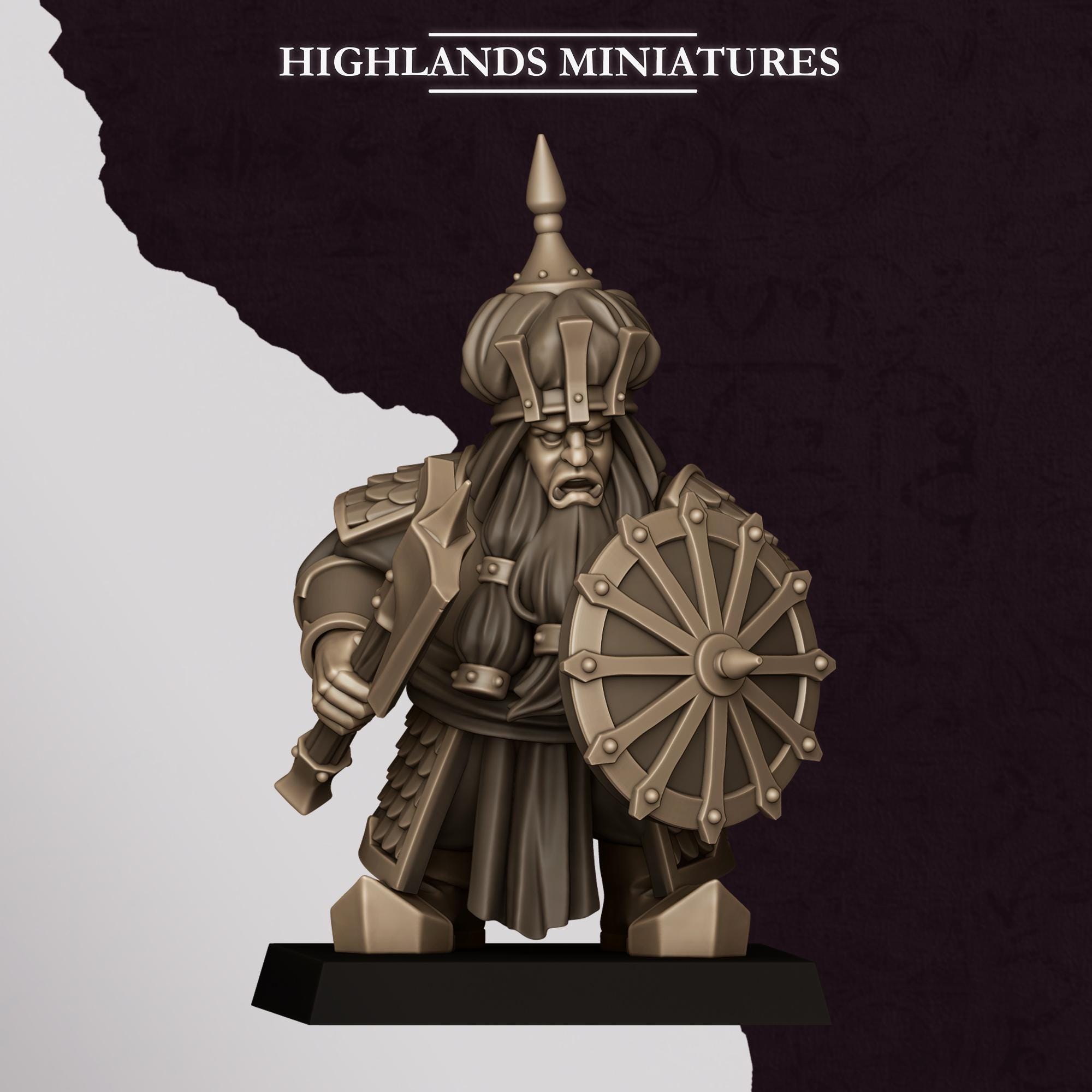 Chaos Dwarves - Warriors - Sons of Marduk - Highlands Miniatures