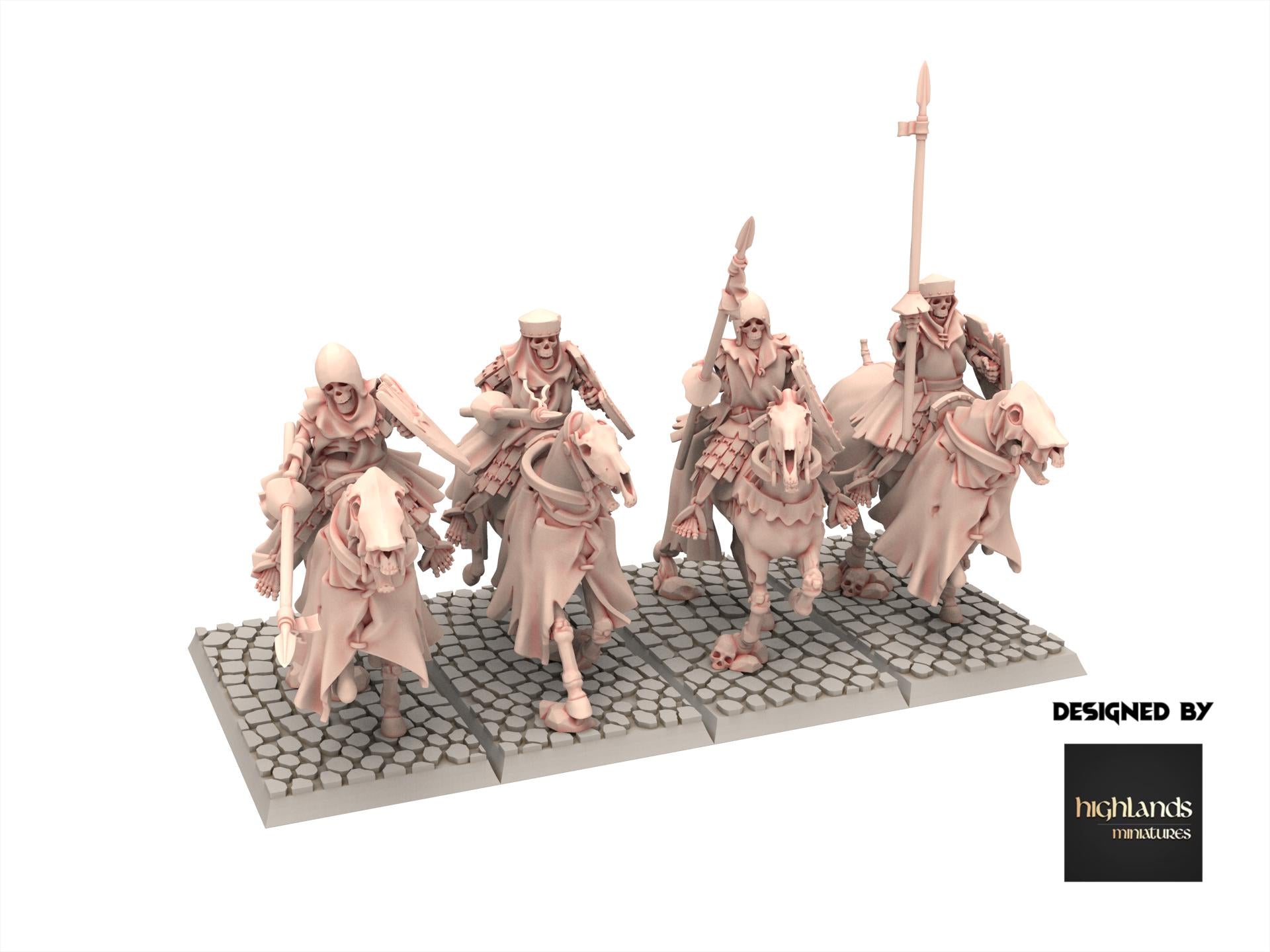 Undead - Skeletons Cavalry - Transilvanya - Highlands Miniatures