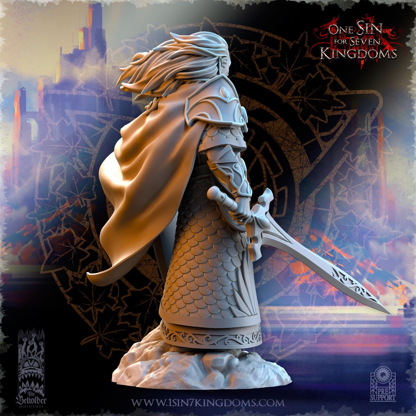 Hight Elves - Commander Polomhir - Silvermoor - The Beholder Miniatures