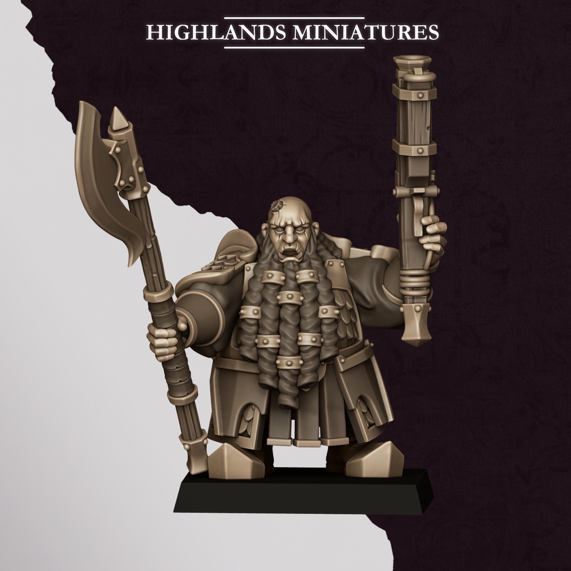 Chaos Dwarves - Heavy Guard - Sons of Marduk - Highlands Miniatures