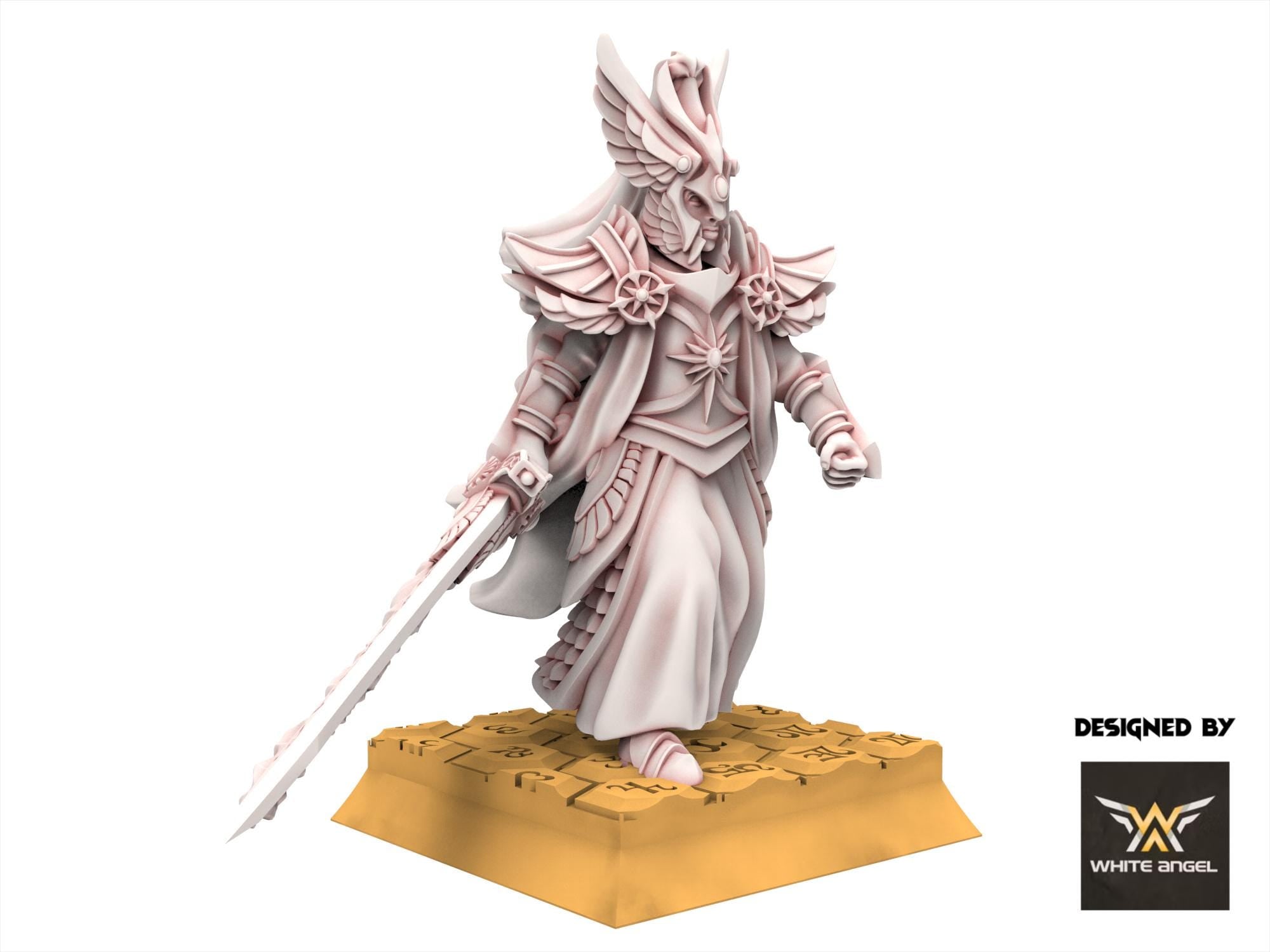 Hight Elves - Phoenix Commander - White Angel Miniatures