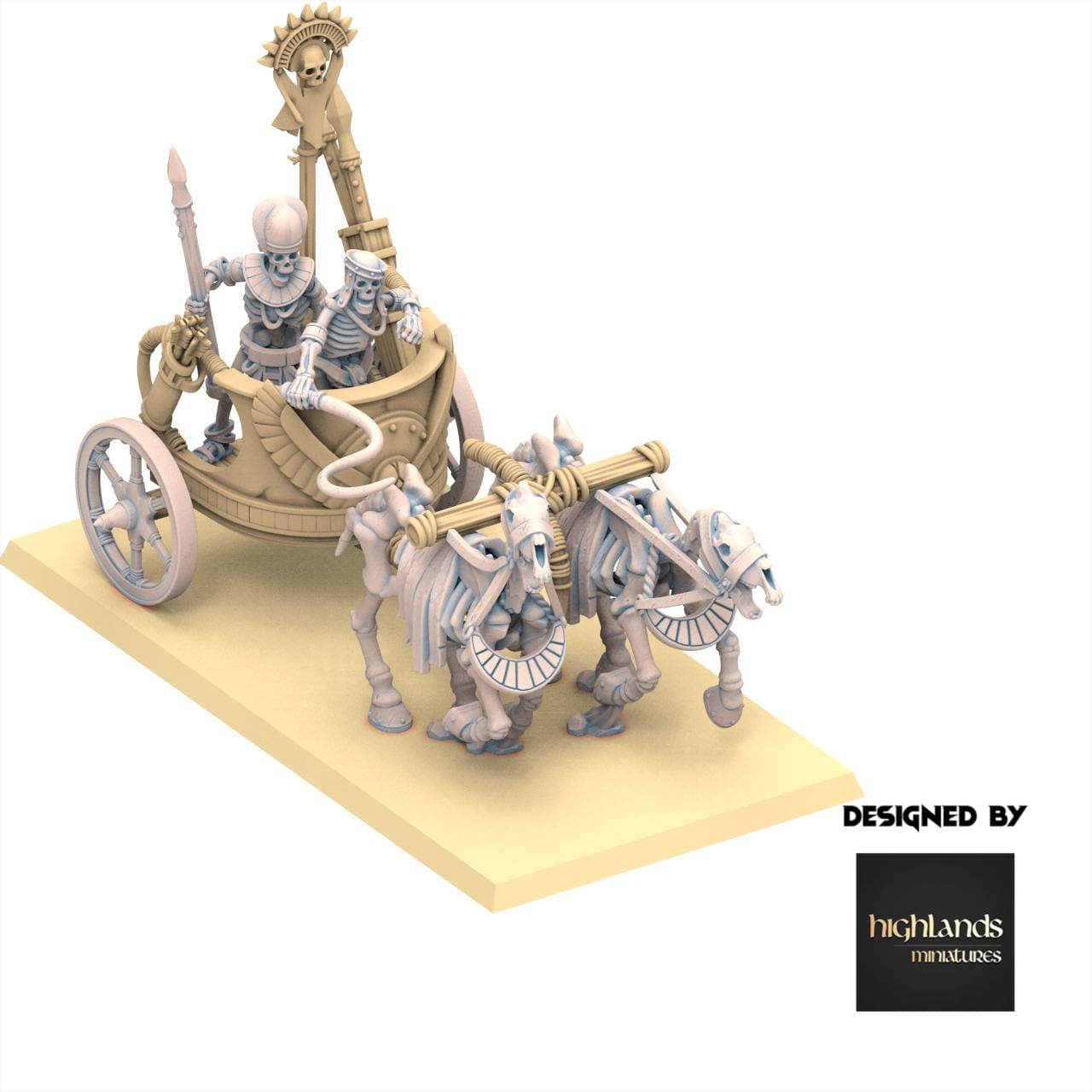 Eternal Dynasties - Ancient Skeletal Chariots - Eternal Dynasties - Highlands Miniatures