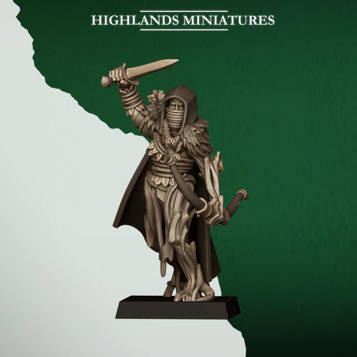 Sylvan Elves - Feral Scouts - Feral - Highlands Miniatures