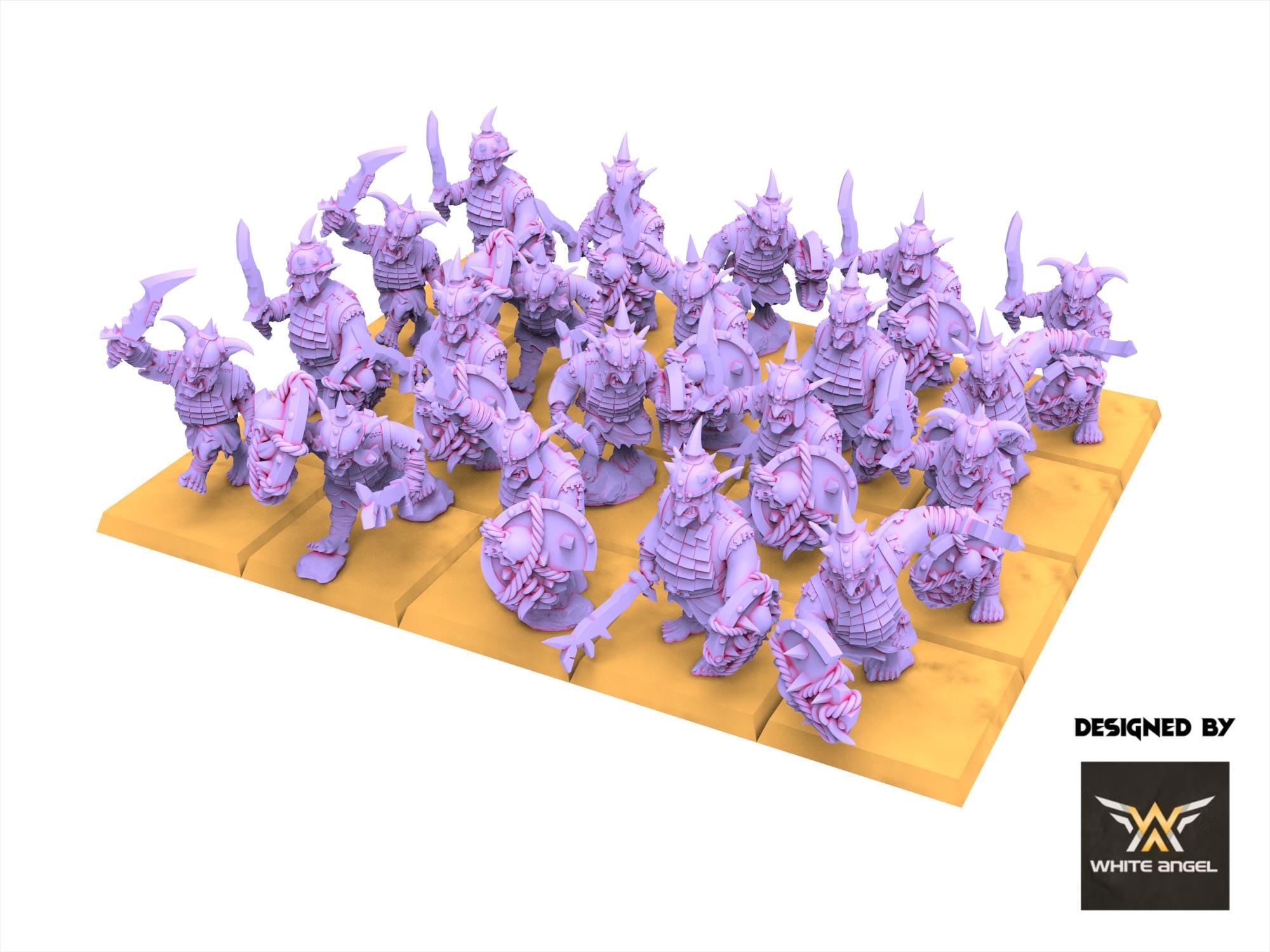 Chaos Dwarves - Infernal Goblin - Infernal Dwarves - White Angel Miniatures