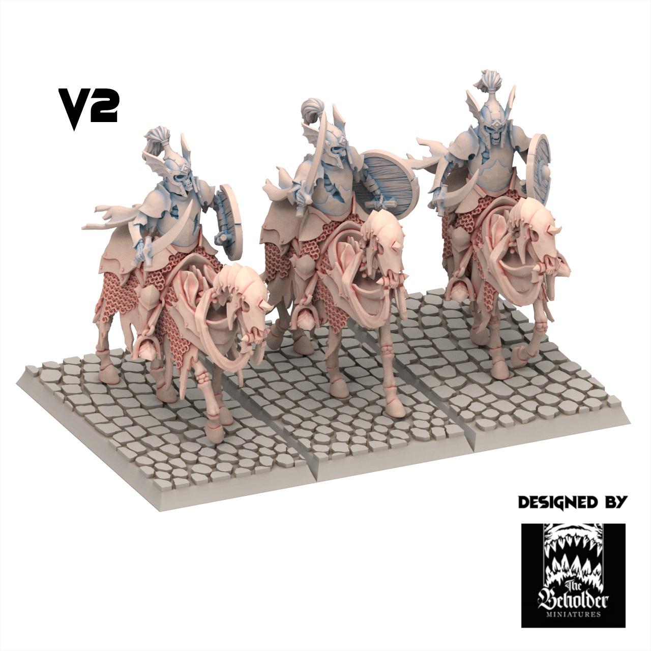Undead 32/28mm - Grave Knights - Undying Legions - The Beholder Miniatures