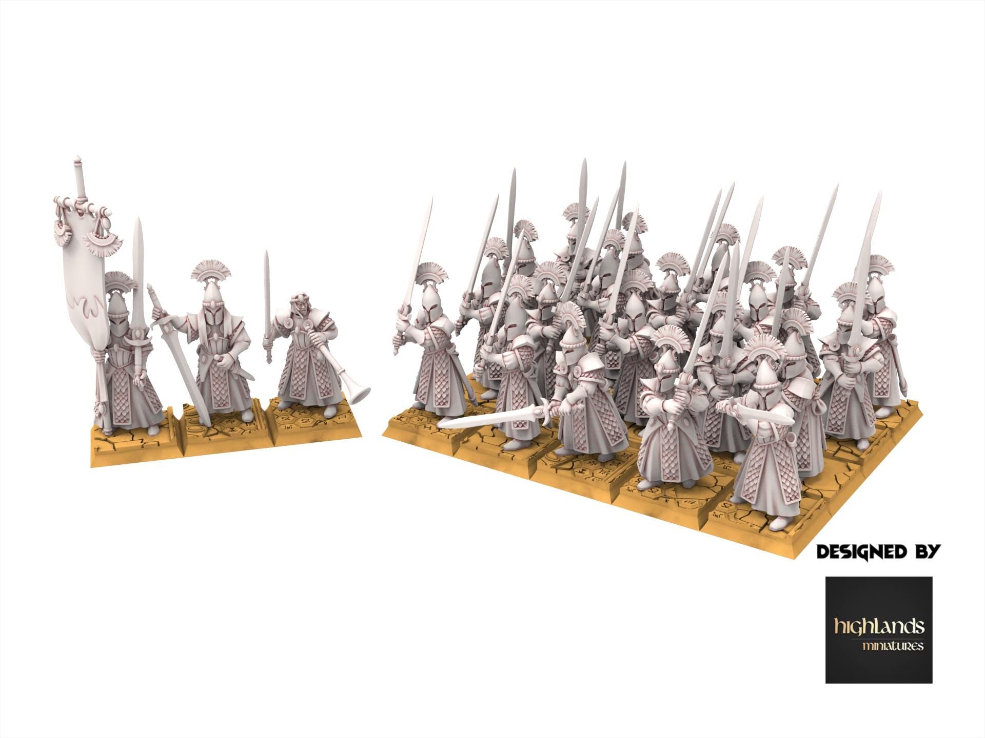 Hight Elves - Sword of Messara - Aegean - Highlands Miniatures