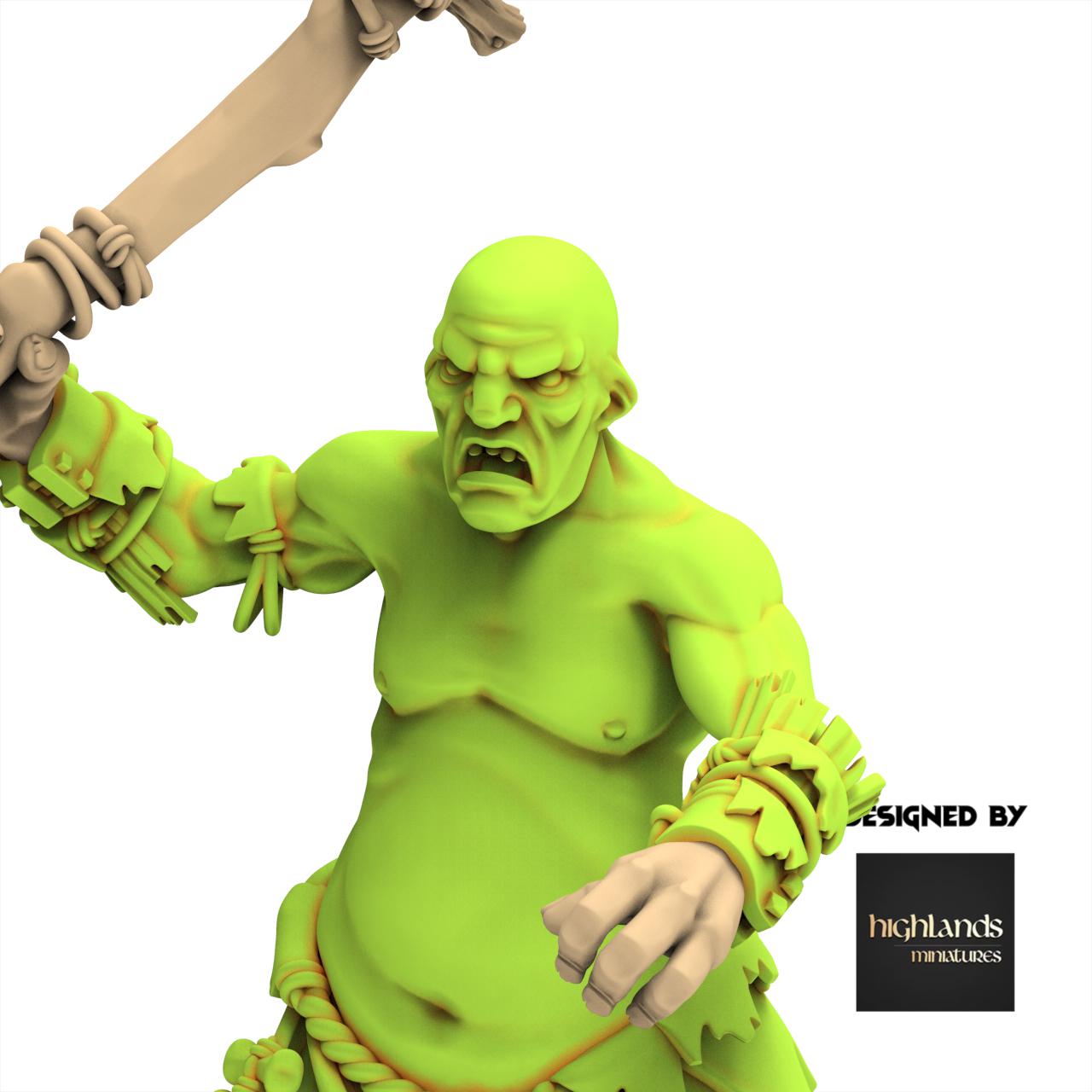 Orc & Goblin - Giant - Moredhun's Orc - Highlands Miniature