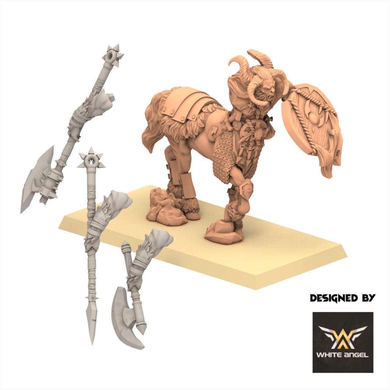 Beastmen - Beast Centaurs - White Angel Miniatures