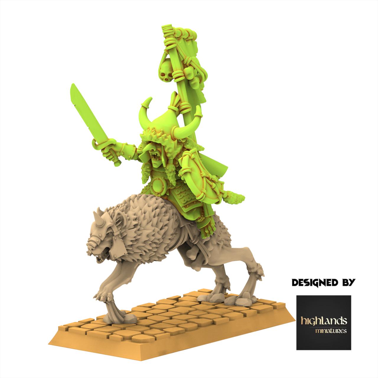 Orc & Goblin - Goblin Khan - Steppe Goblin - Highlands Miniature