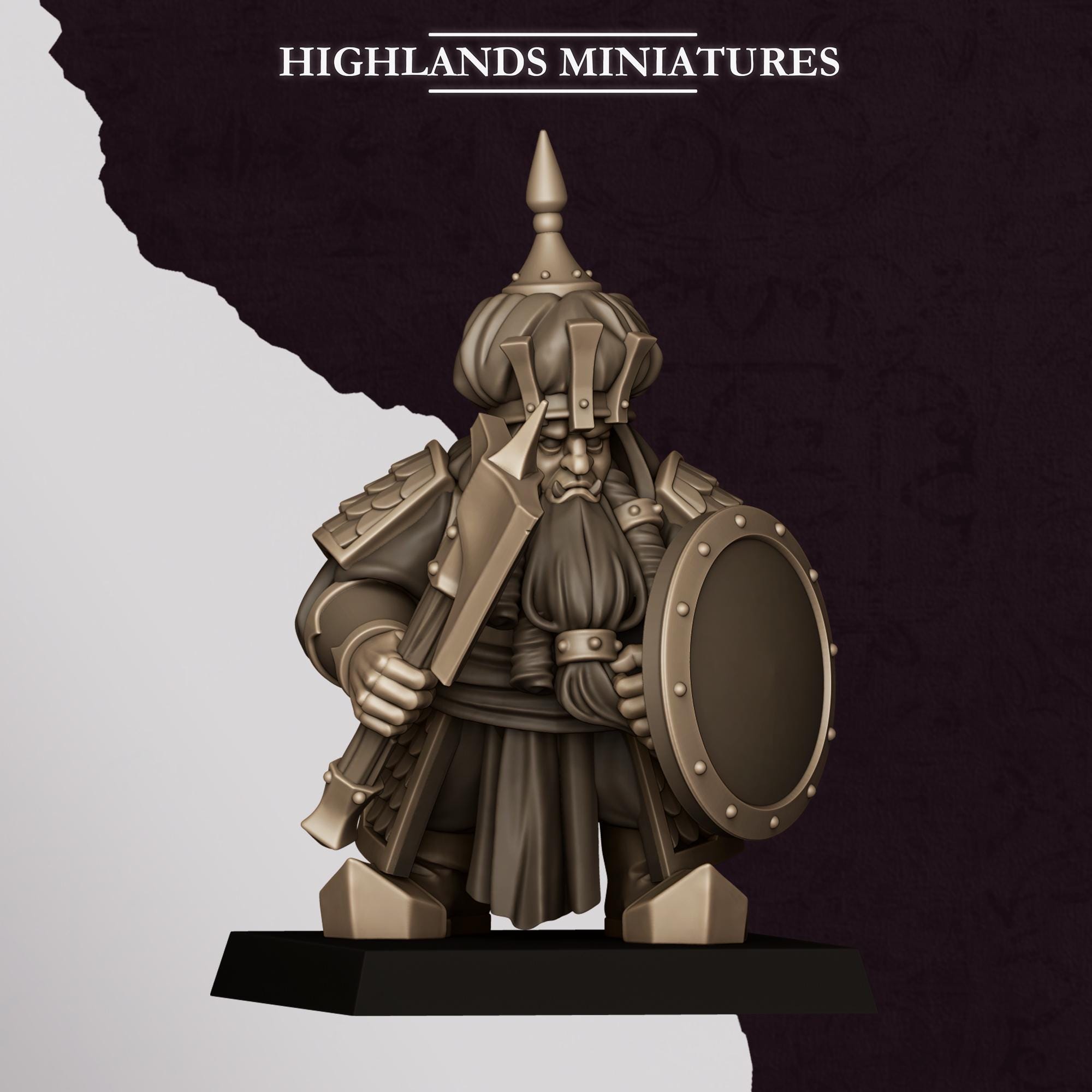 Chaos Dwarves - Warriors - Sons of Marduk - Highlands Miniatures