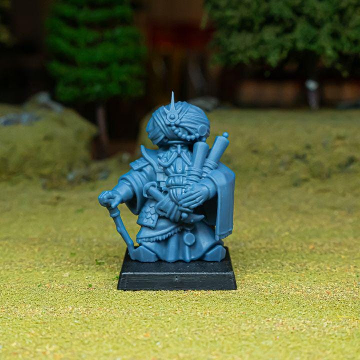 Chaos Dwarves - Sorcerer - Sons of Marduk - Highlands Miniatures