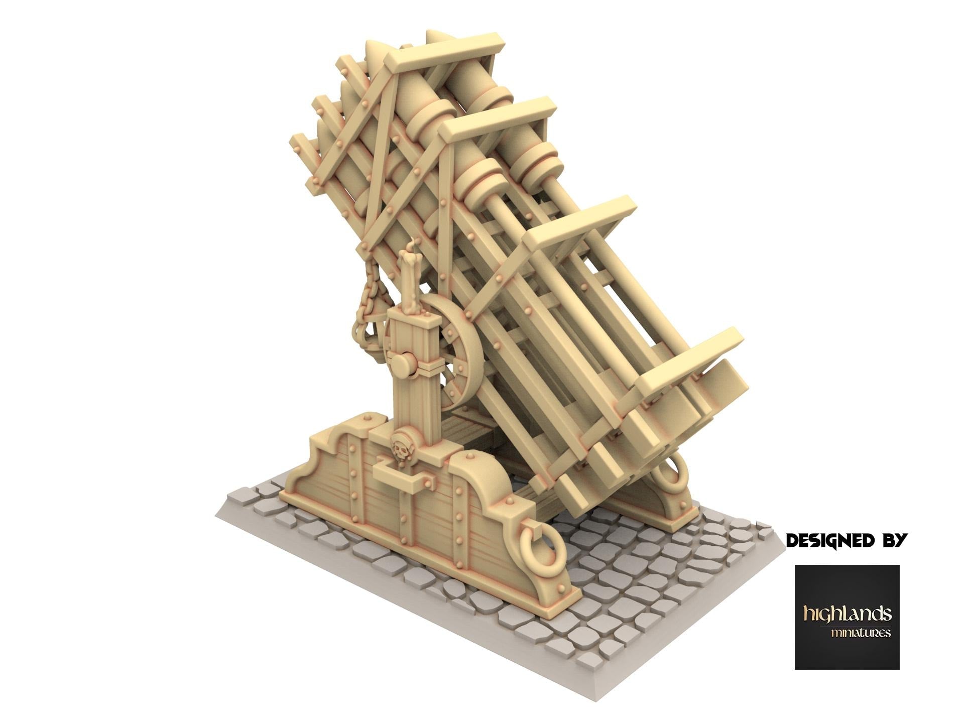 Imperial Fantasy - Rocket Launcher, Imperial artillery - Sunland - Highlands Miniatures