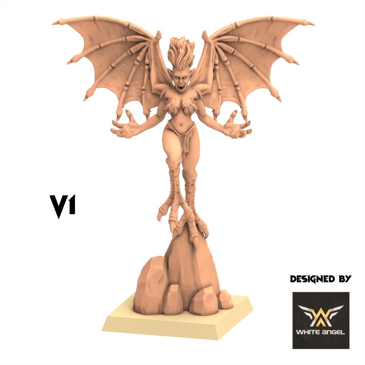 Beastmen - Harpy - White Angel Miniatures