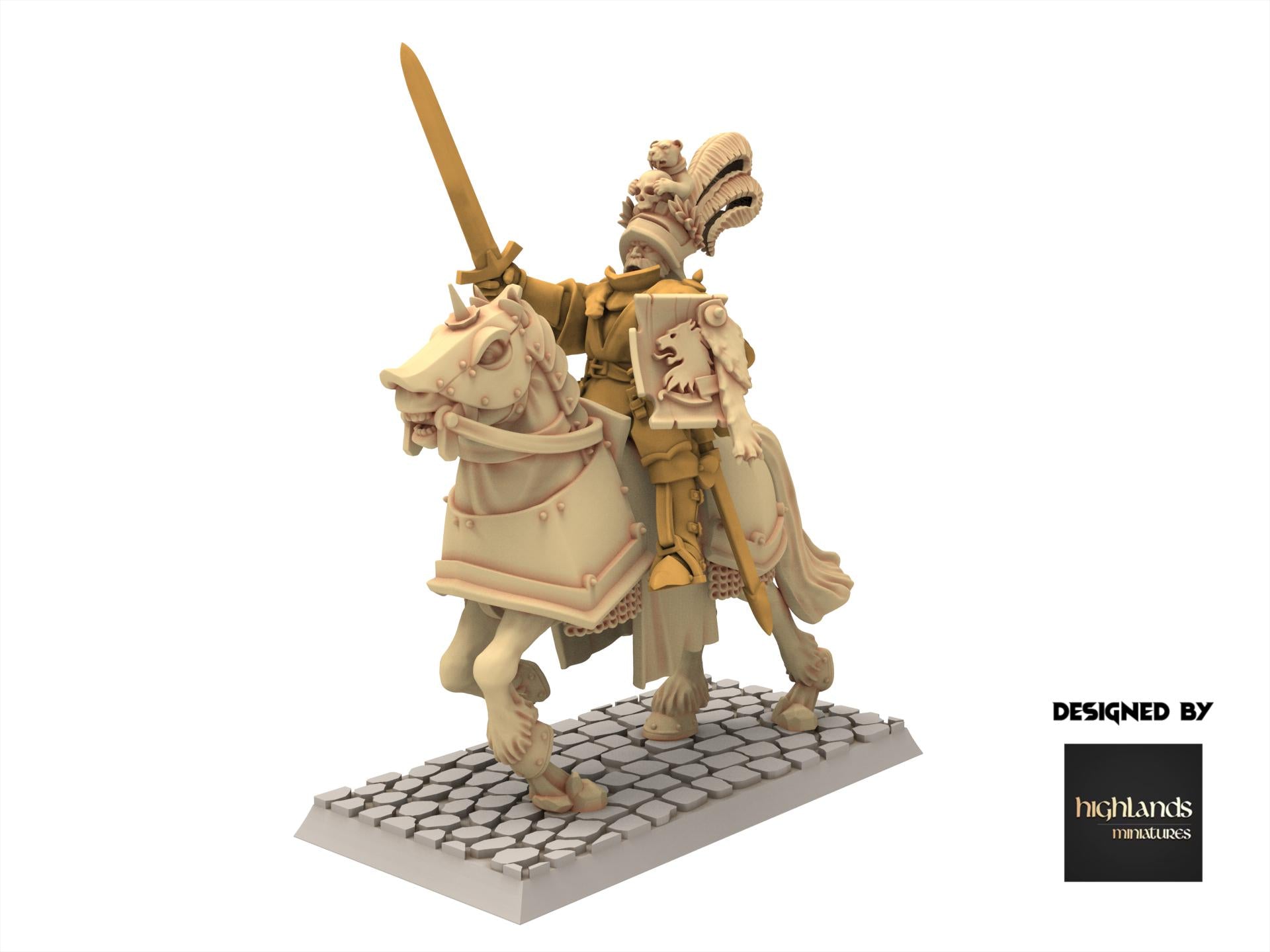 Imperial Fantasy - Fierce Claw Knight - Sunland - Highlands Miniatures