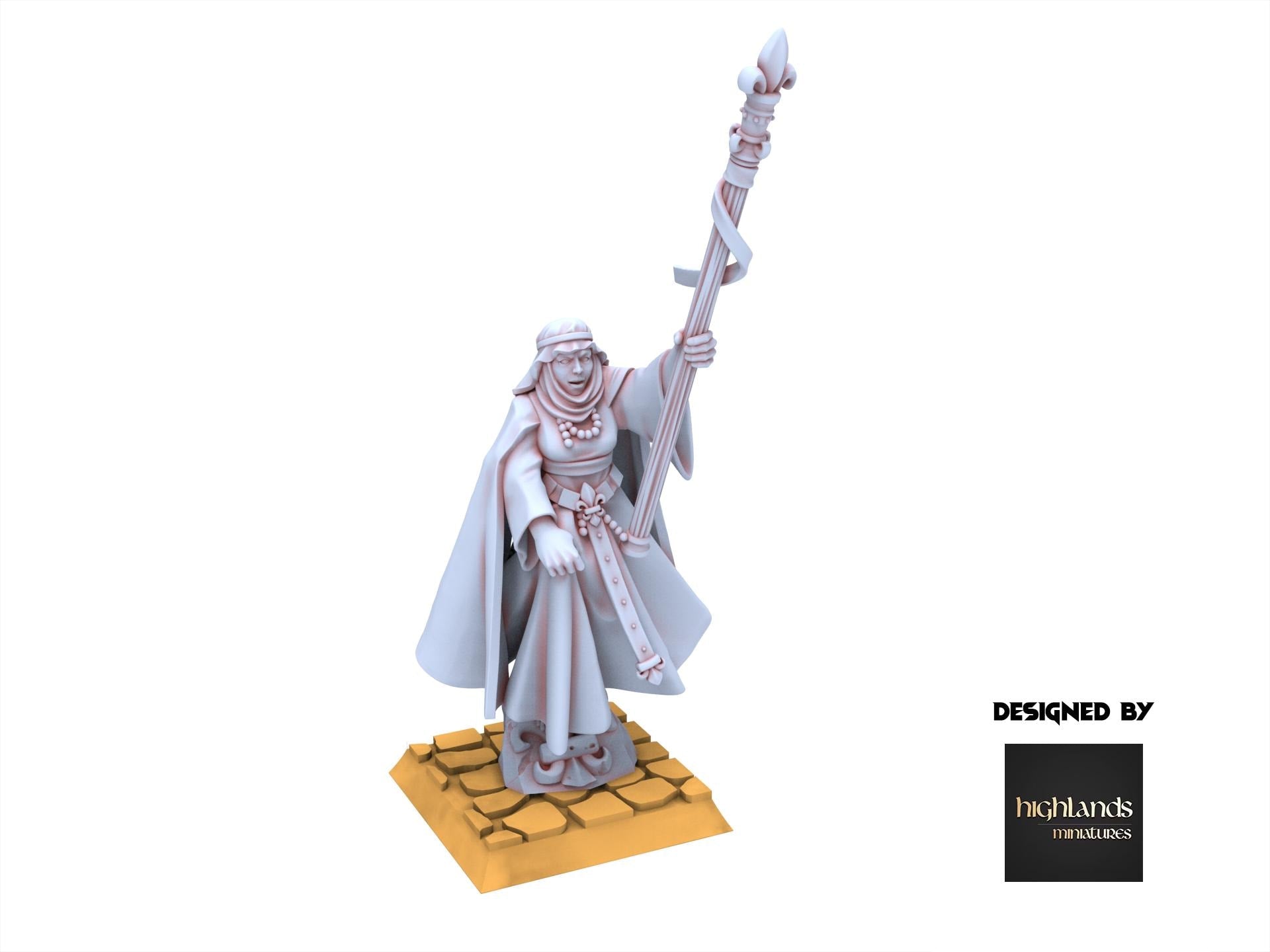 Arthurian Knights - Damsel - Gallia - Highlands Miniatures